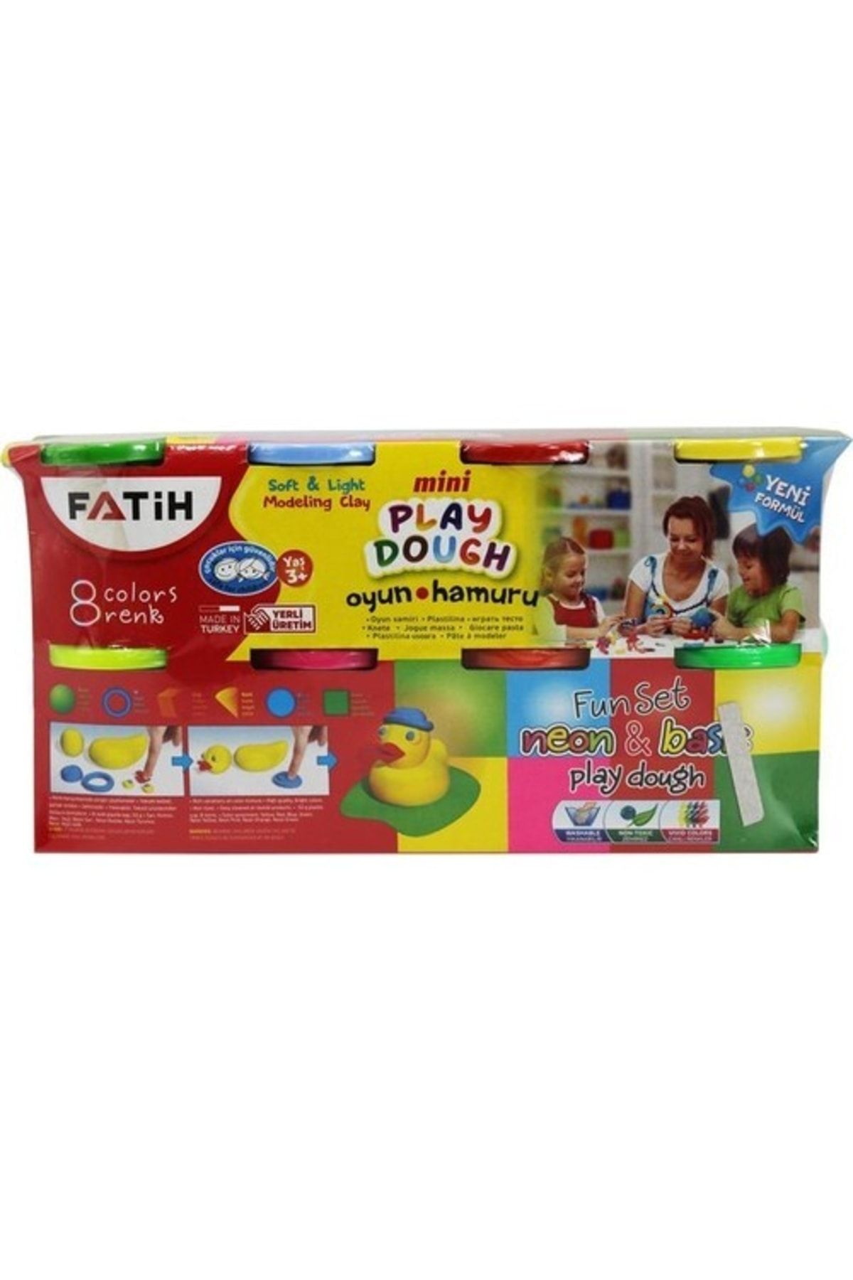 Fatih Mini Oyun Hamuru 8 Renk Fa50630oh00