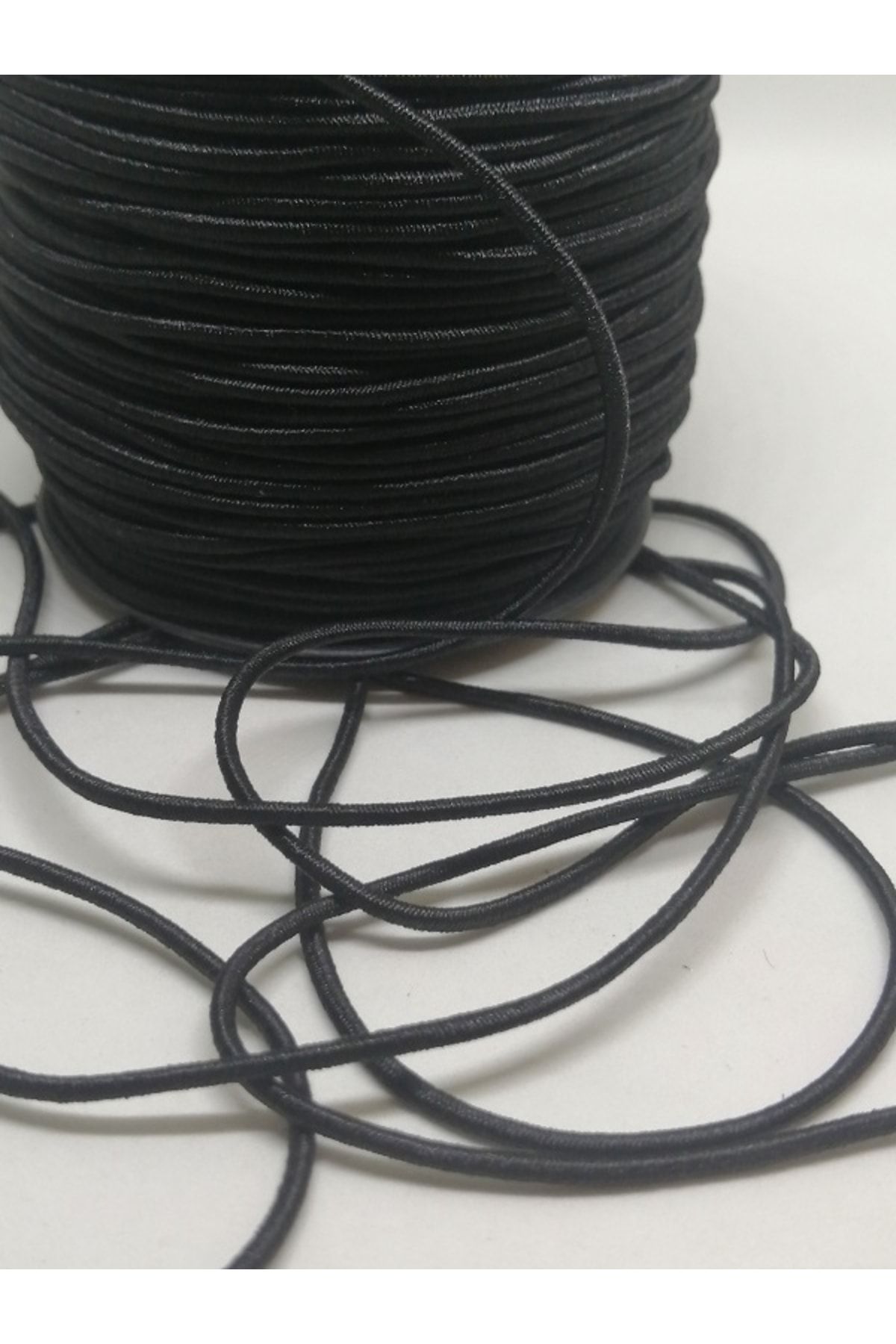 Firebird Takı Aksesuar Ve Kamp Malzemeleri 1,5 Mm Lastik Ip Siyah Renk 20 Metre
