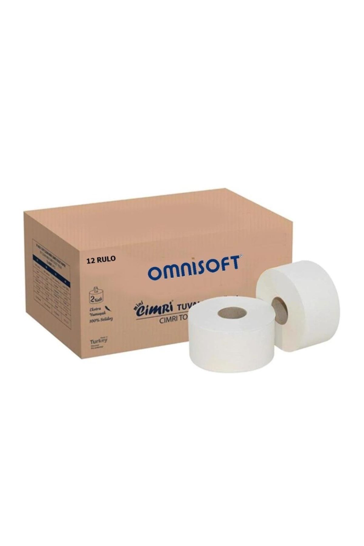 Omnisoft Mini Cimri Içten Çekmeli Tuvalet Kağıdı 4 Kg 12 Rulo