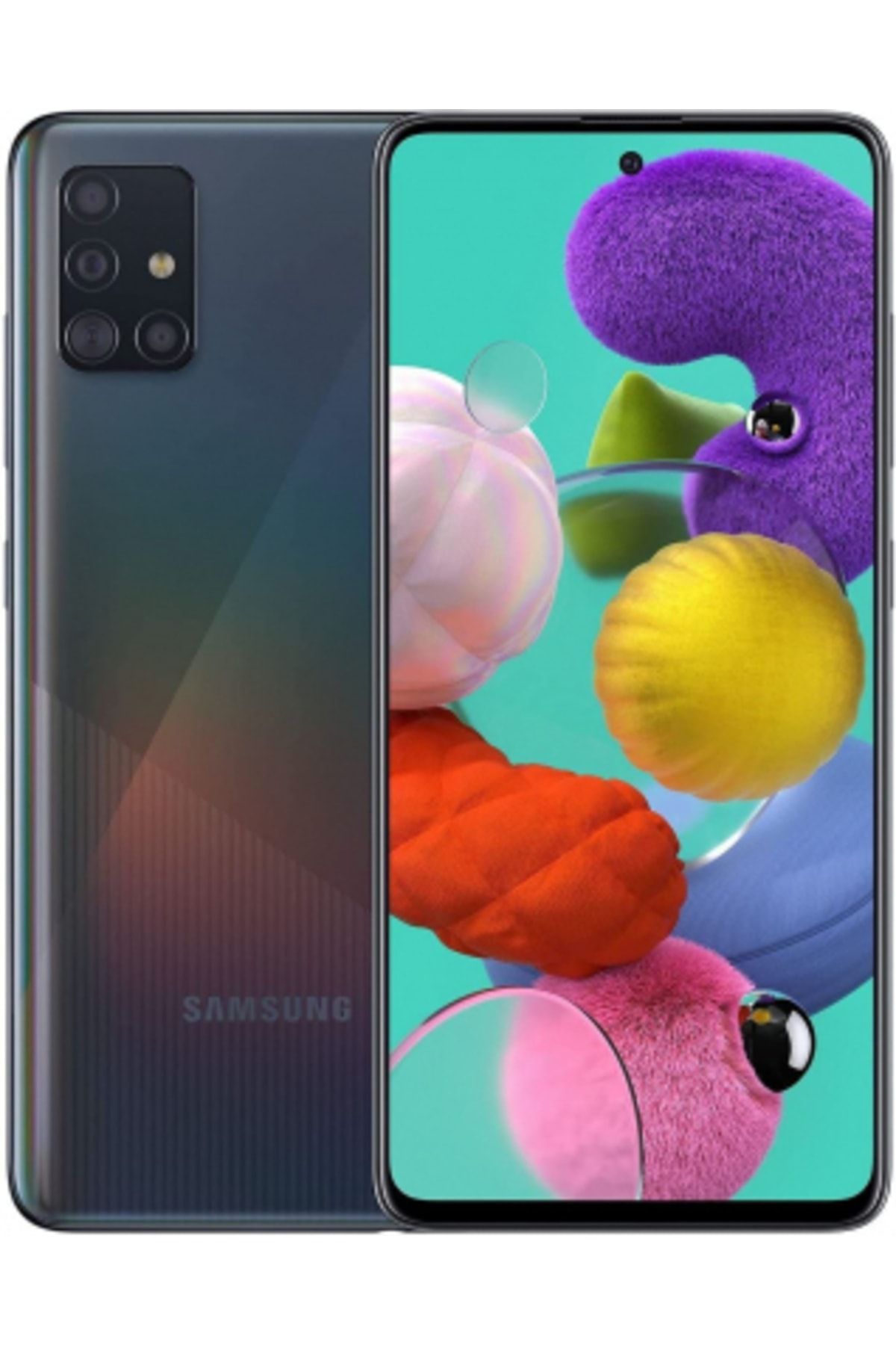 Samsung Yenilenmiş Galaxy A51 128 GB Black Cep Telefonu (12 Ay Garantili)