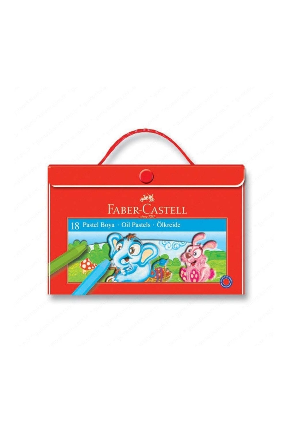 Faber Castell Faber Karton Çantalı Pastel Boya 18’li 5282000001000