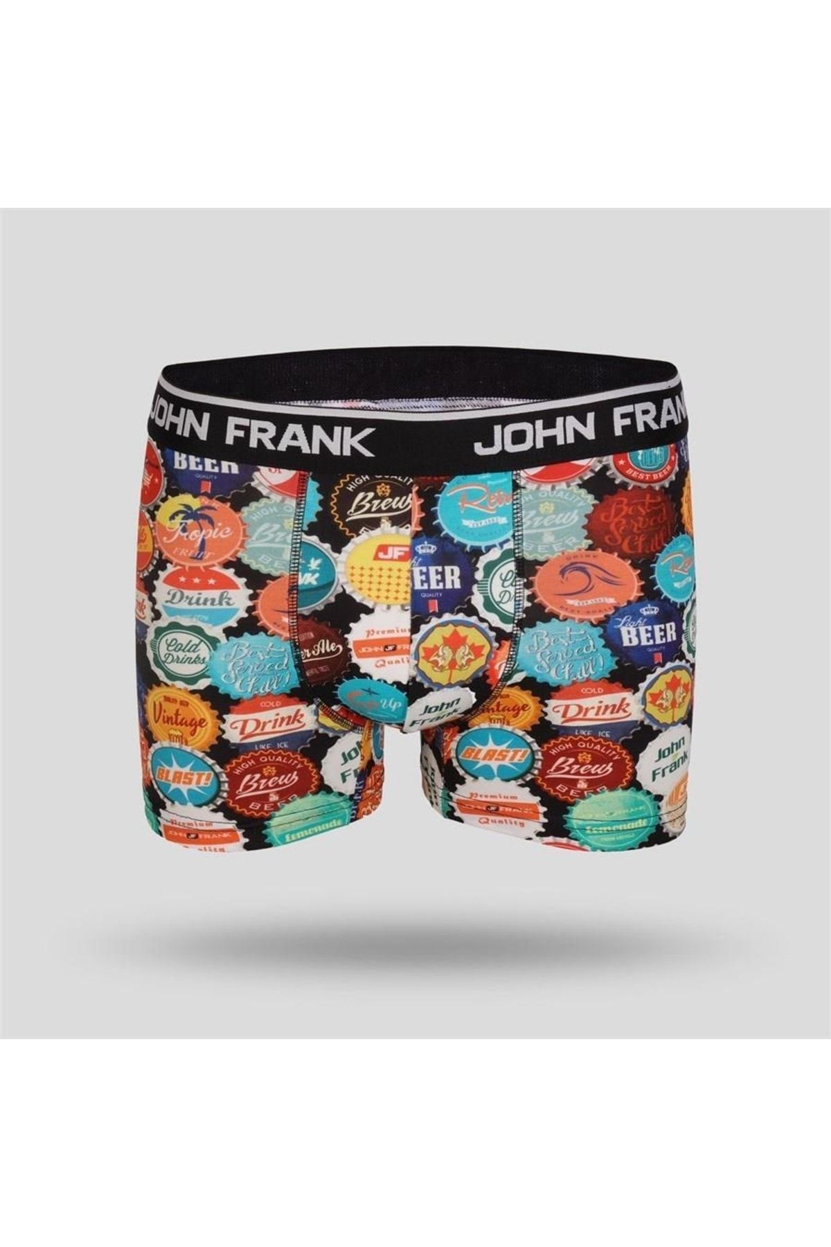 John Frank Dijital Erkek Boxer-beercap
