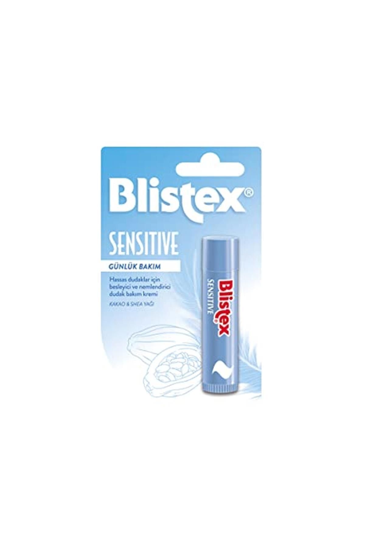 Blistex Sensitive - Hassas Dudaklar Için Besleyici Ve Nemlendirici Dudak Bakım Kremi 1 Paket