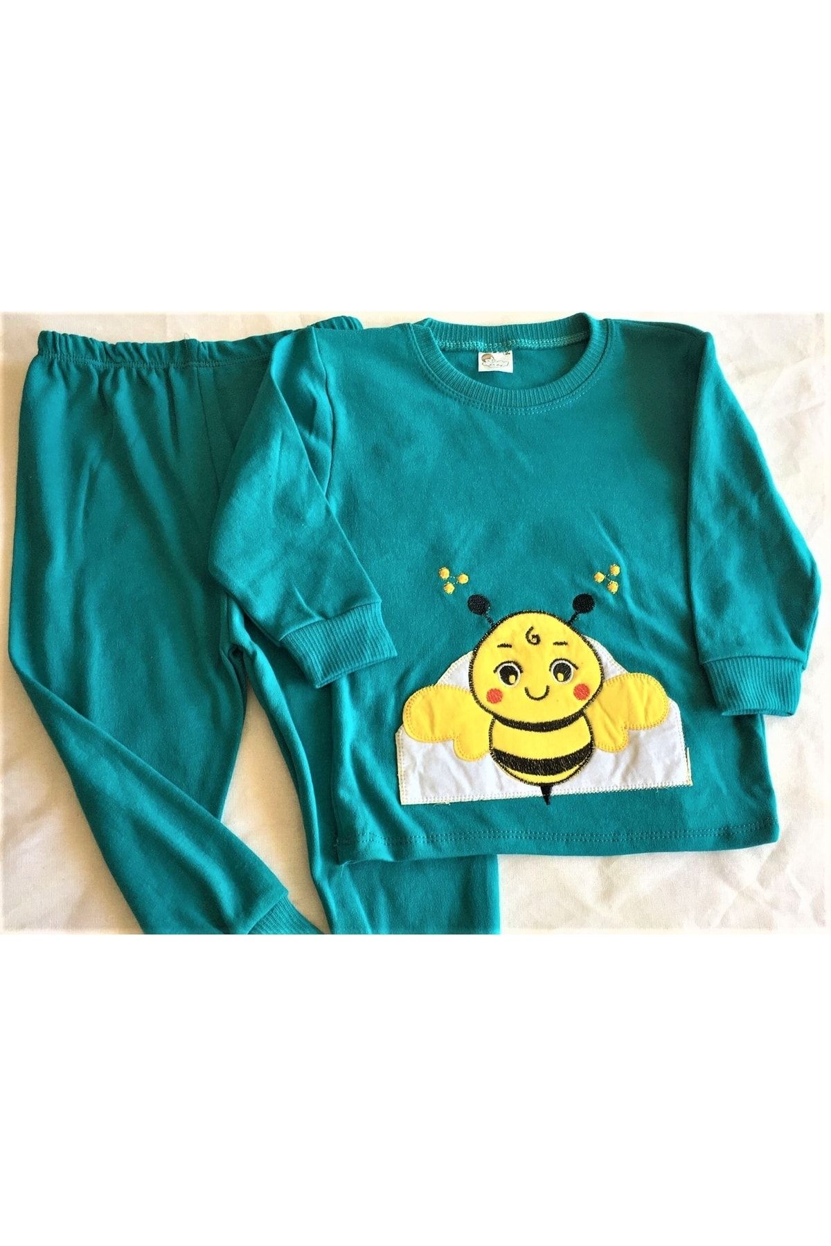 MEMOCAN Arı Işlemeli Bebek Pijama Takımı