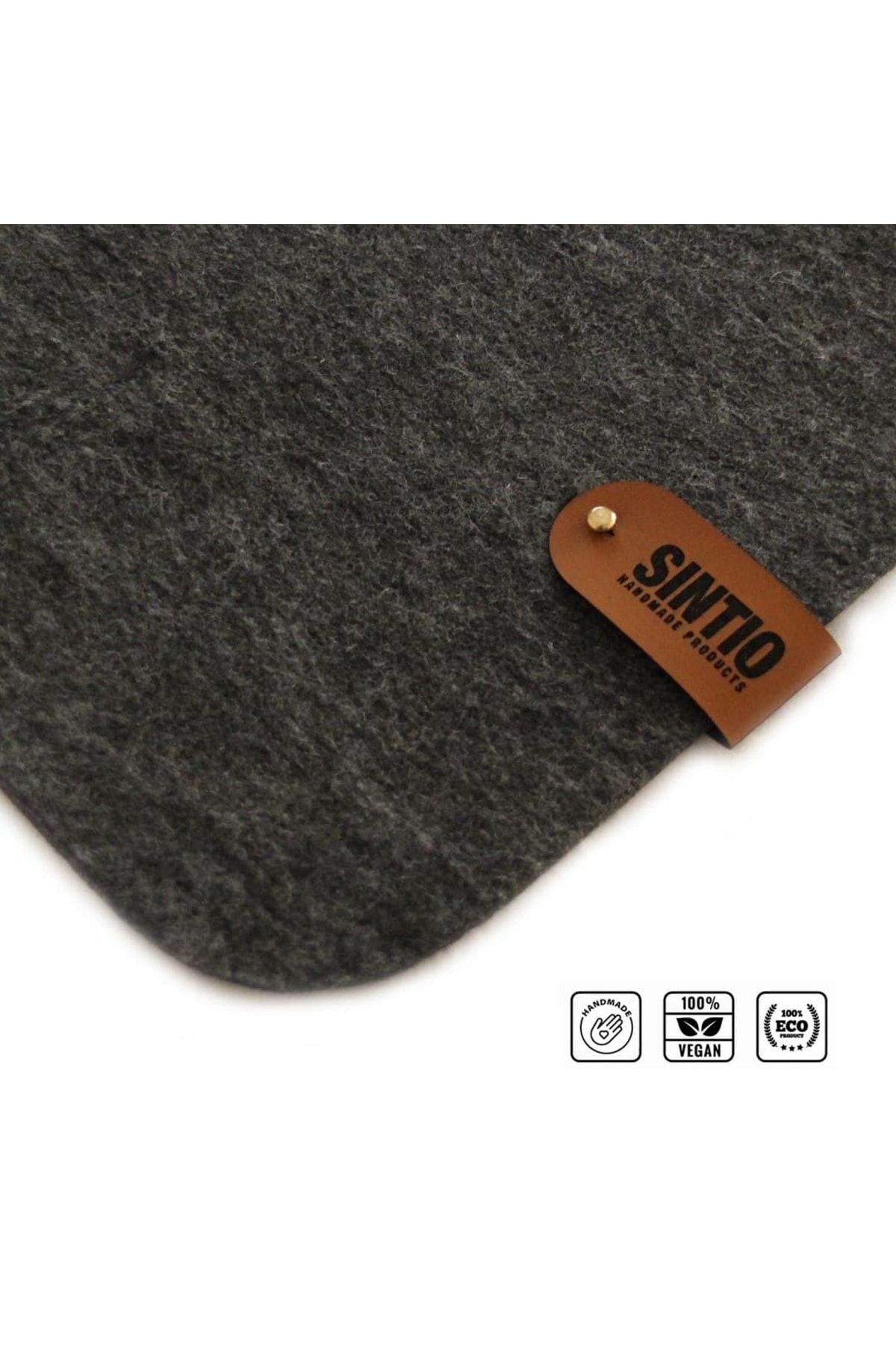 sintio Keçe Mousepad (50x100cm.) - Koyu Gri (kaydırmaz Taban Ilaveli)