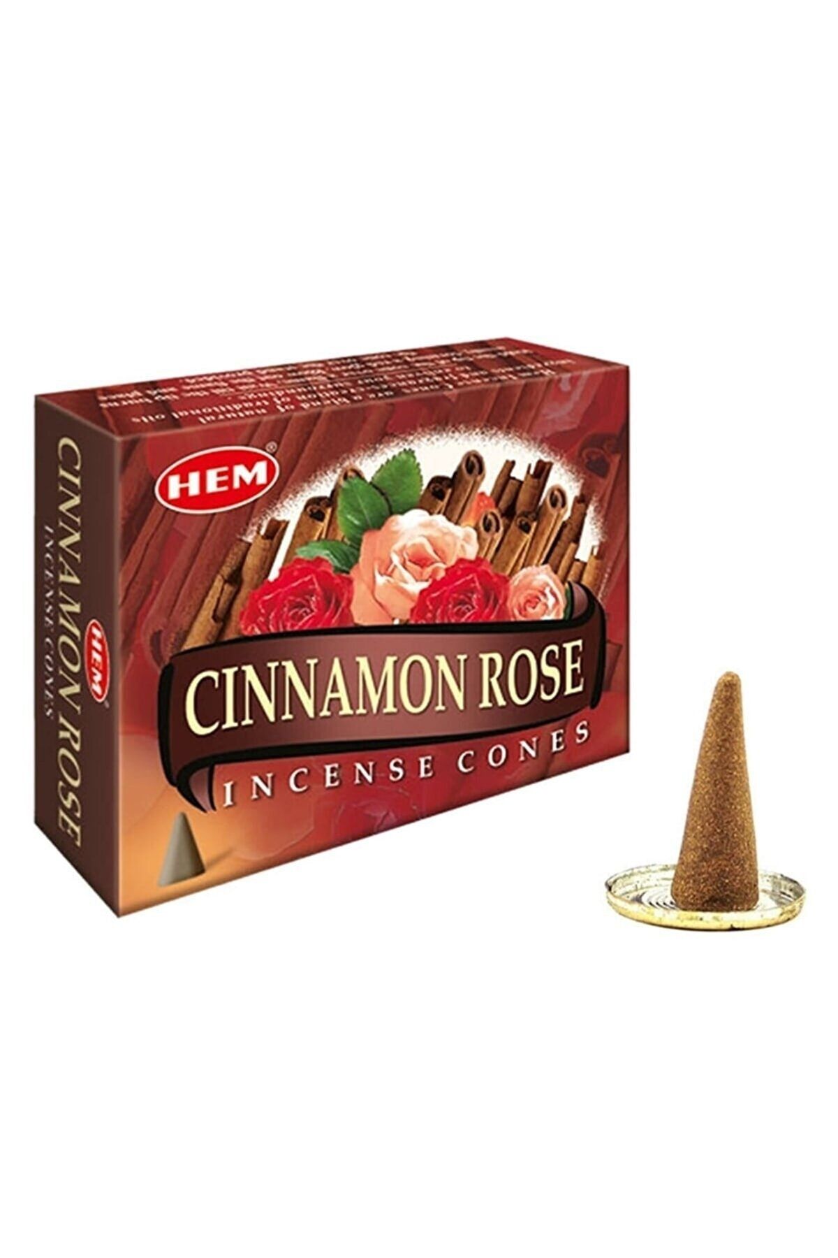 Hem Cinnamon Rose Tarçın Ve Gül Koni Tütsü 10'lu