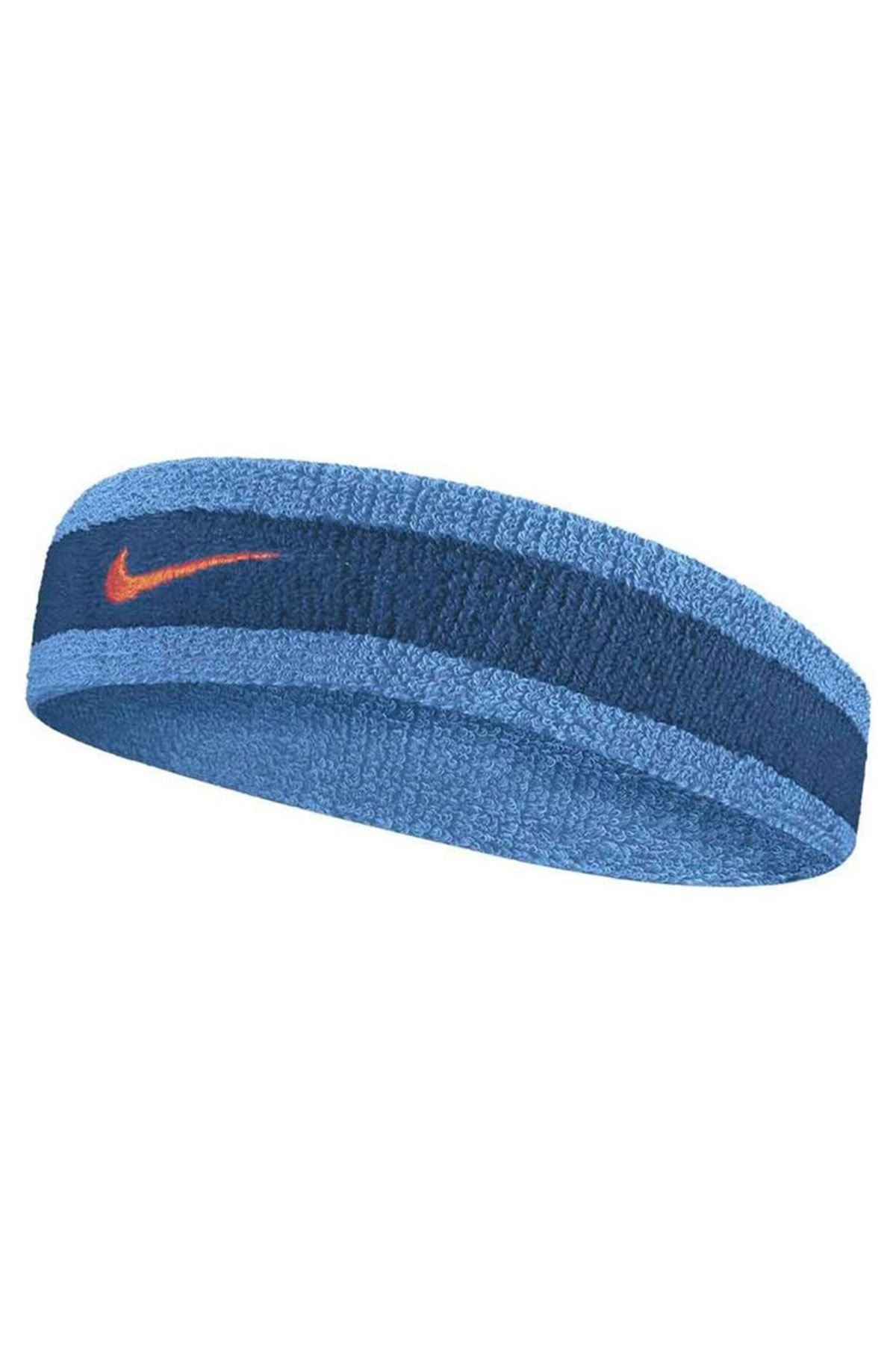 Nike Swoosh Unisex Mavi Antrenman Saç Bandı N.000.1544.446.os