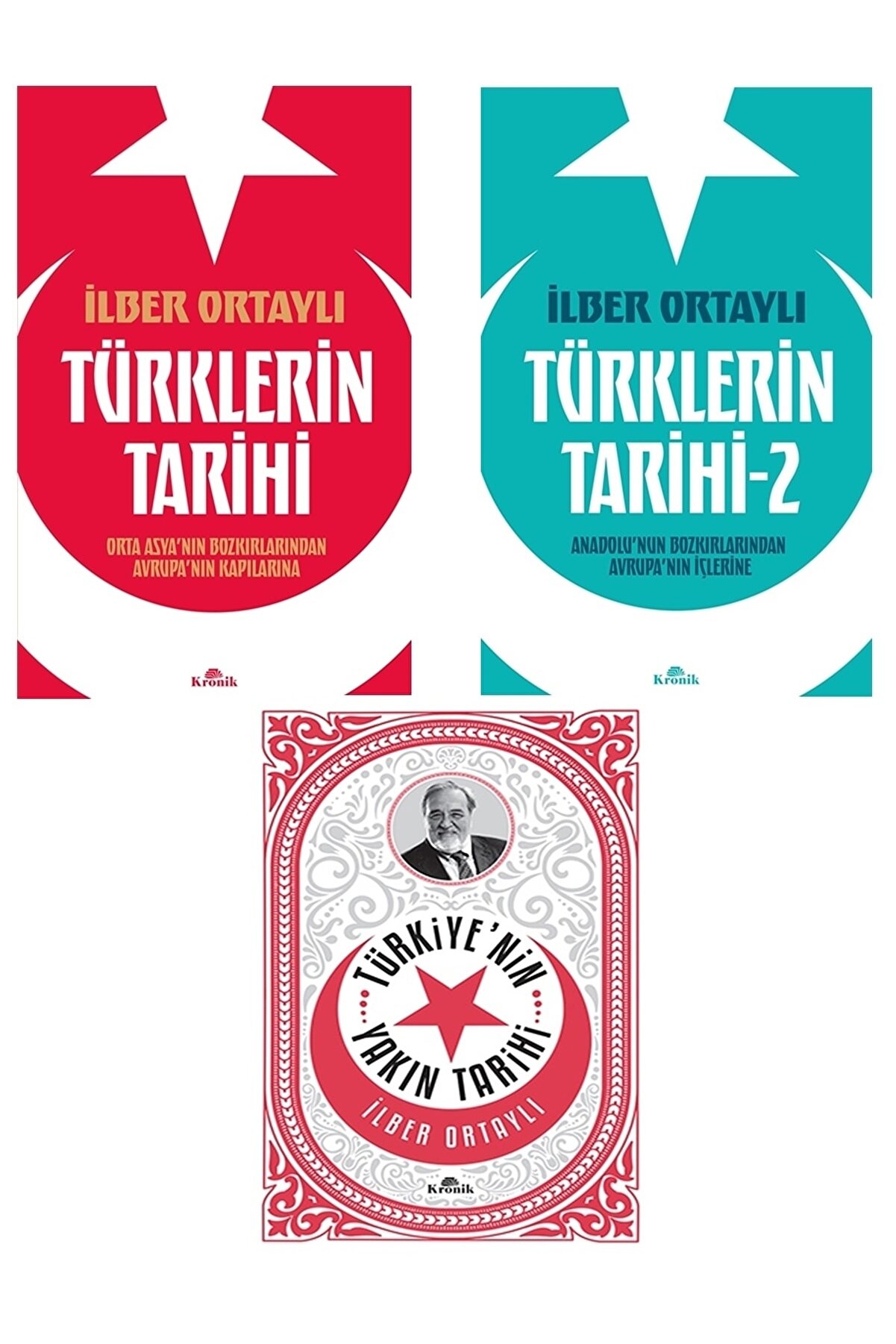 Kronik Kitap Ilber Ortaylı 3'lü Set: Türklerin Tarihi 1 - 2 Ve Türkiye'nin Yakın Tarihi