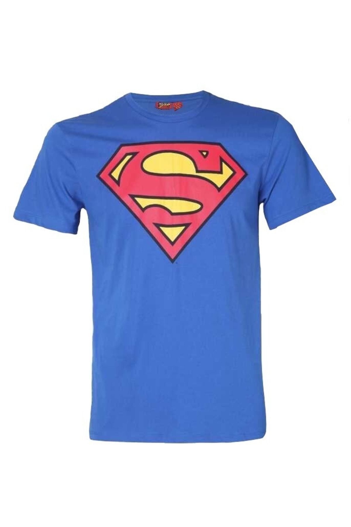 Superman Lisanslı Slim Fit Kesim Unisex Tişört 145478 Cedarwood