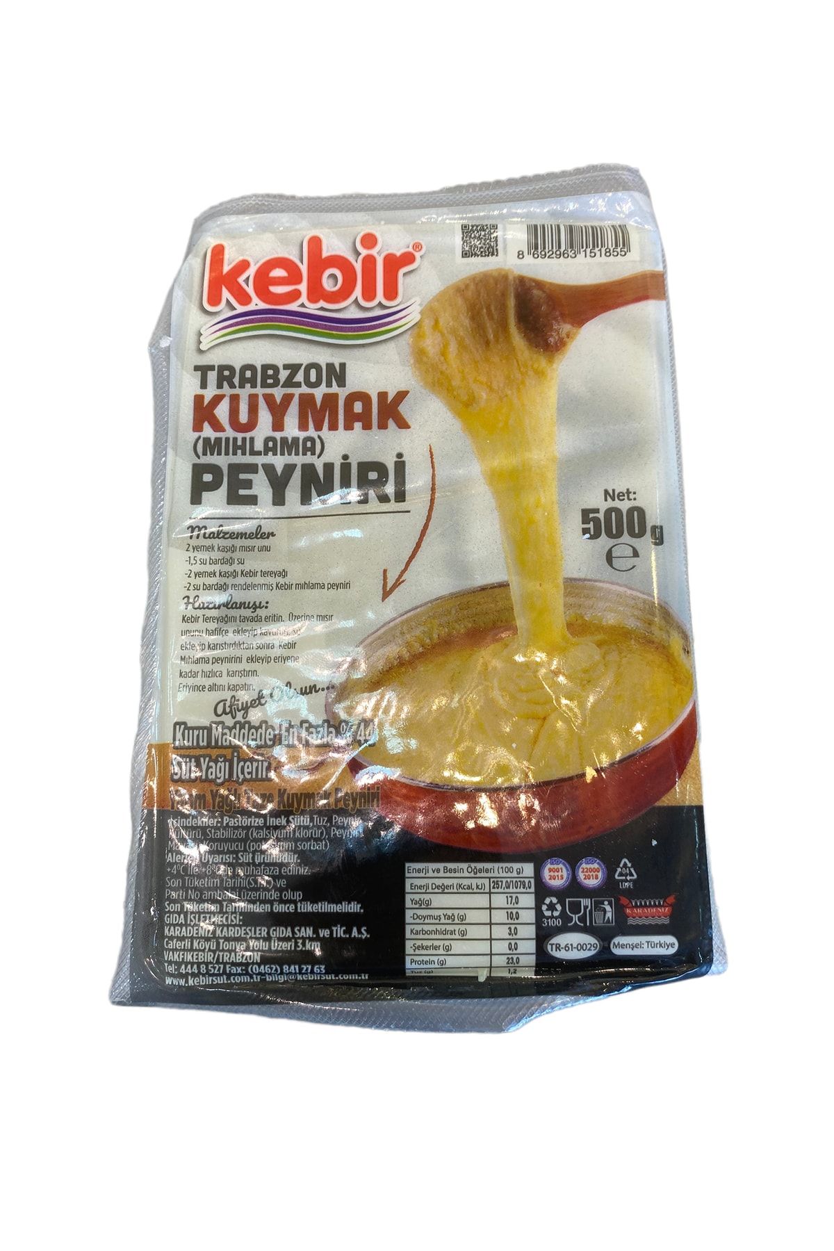Kebir Kuymak Peyniri () 500 Gr.