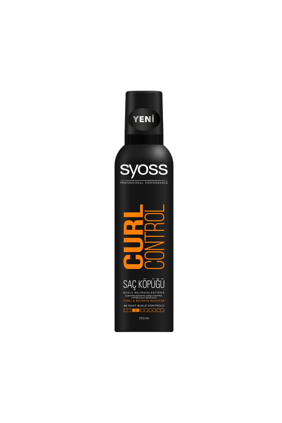 Syoss Curl Control 48 Hour Long Enhancing Refreshing Anti Frizz Hair Mousse 250 Ml