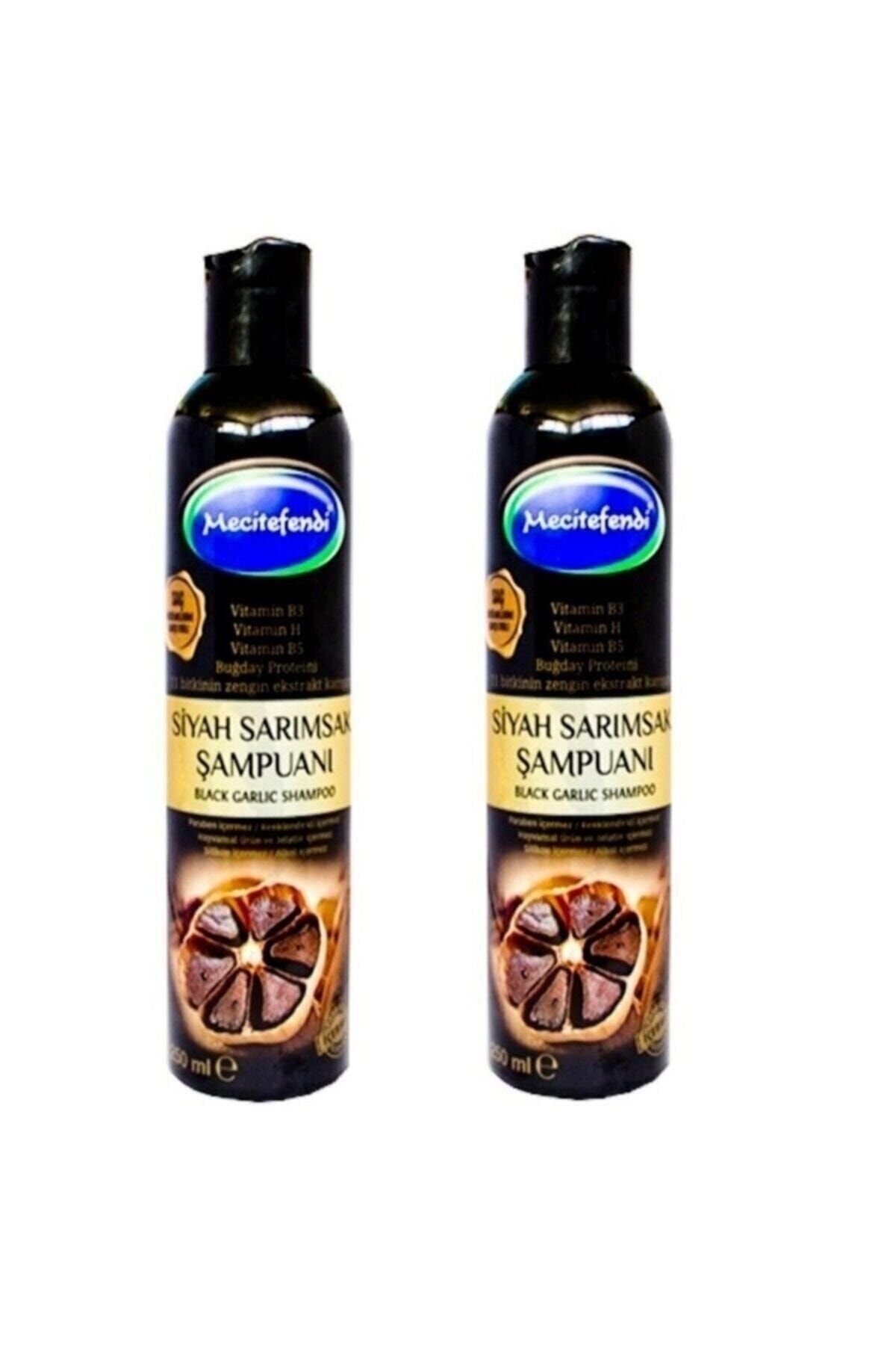 Mecitefendi 2 Adet Siyah Sarımsak Şampuanı 2x250 ml