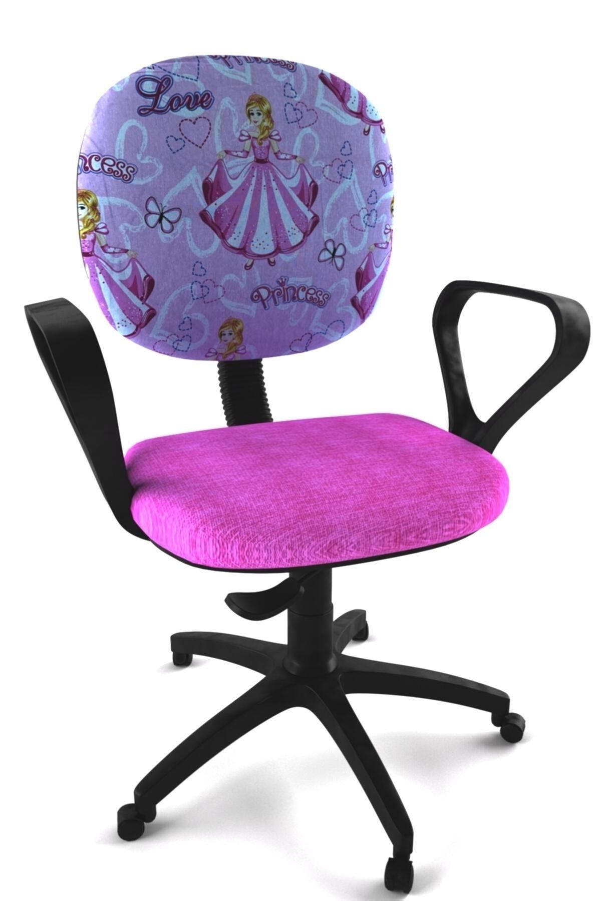 Depolife Çocuk Odası Ders Çalışma Ofis Koltuğu Amortisörlü Tekerlekli Faaliyet Sekreter Bilgisayar Sandalyesi