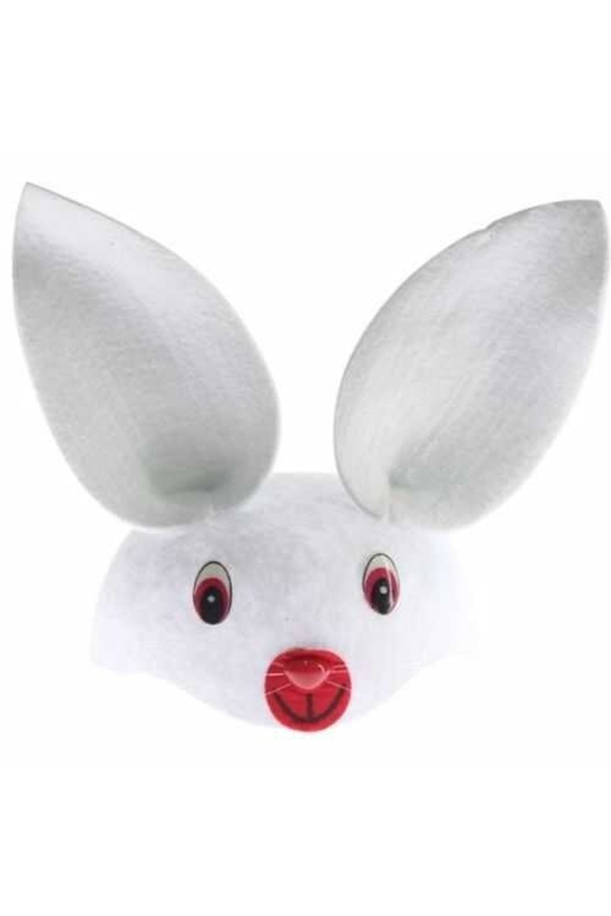 Partioutlet Beyaz Tavşan Şapkası Keçe