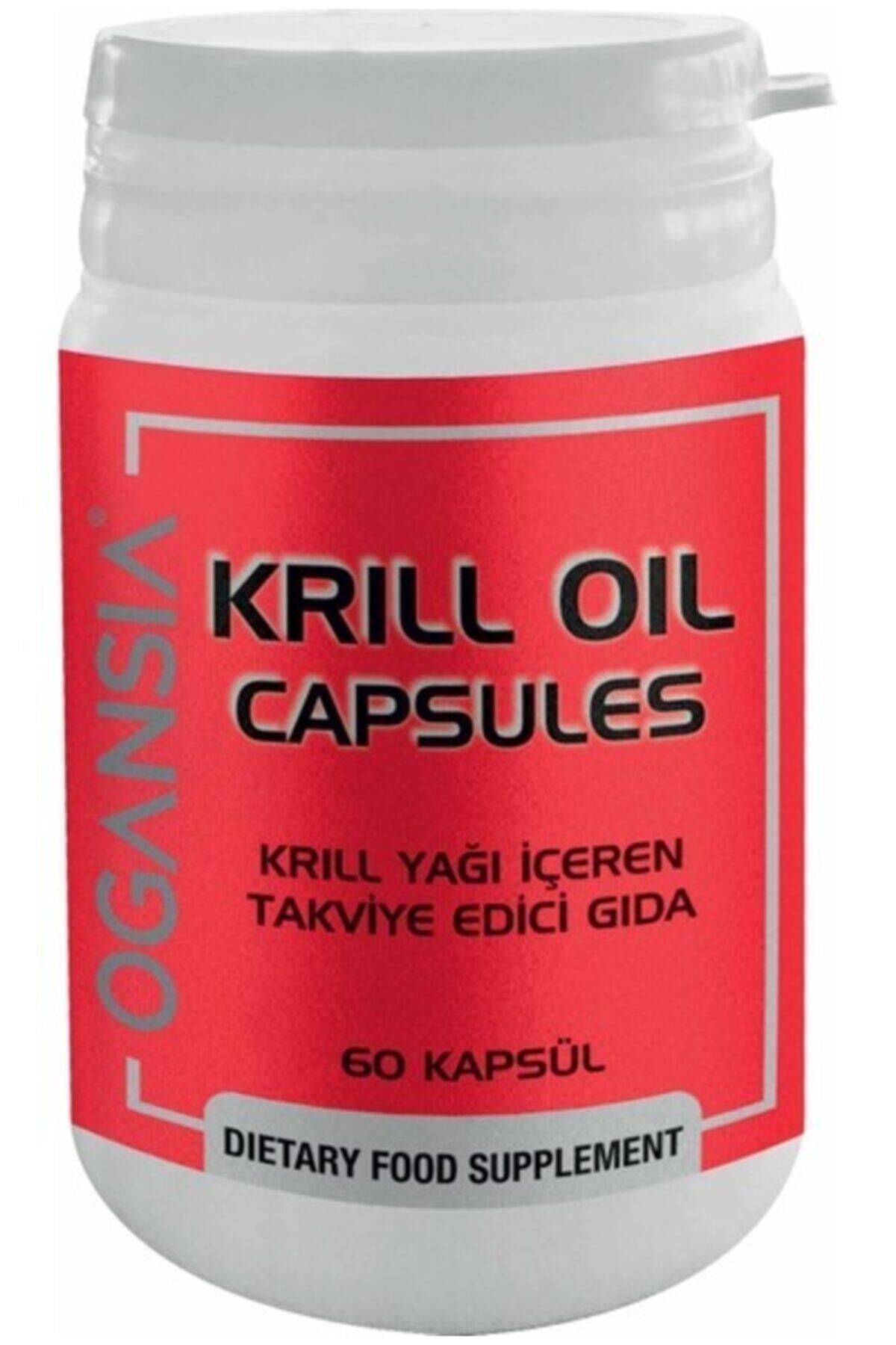 Ogansia Krill Oil Kapsül Krill Yağı Içeren Takviye Edici Gıda Omega3