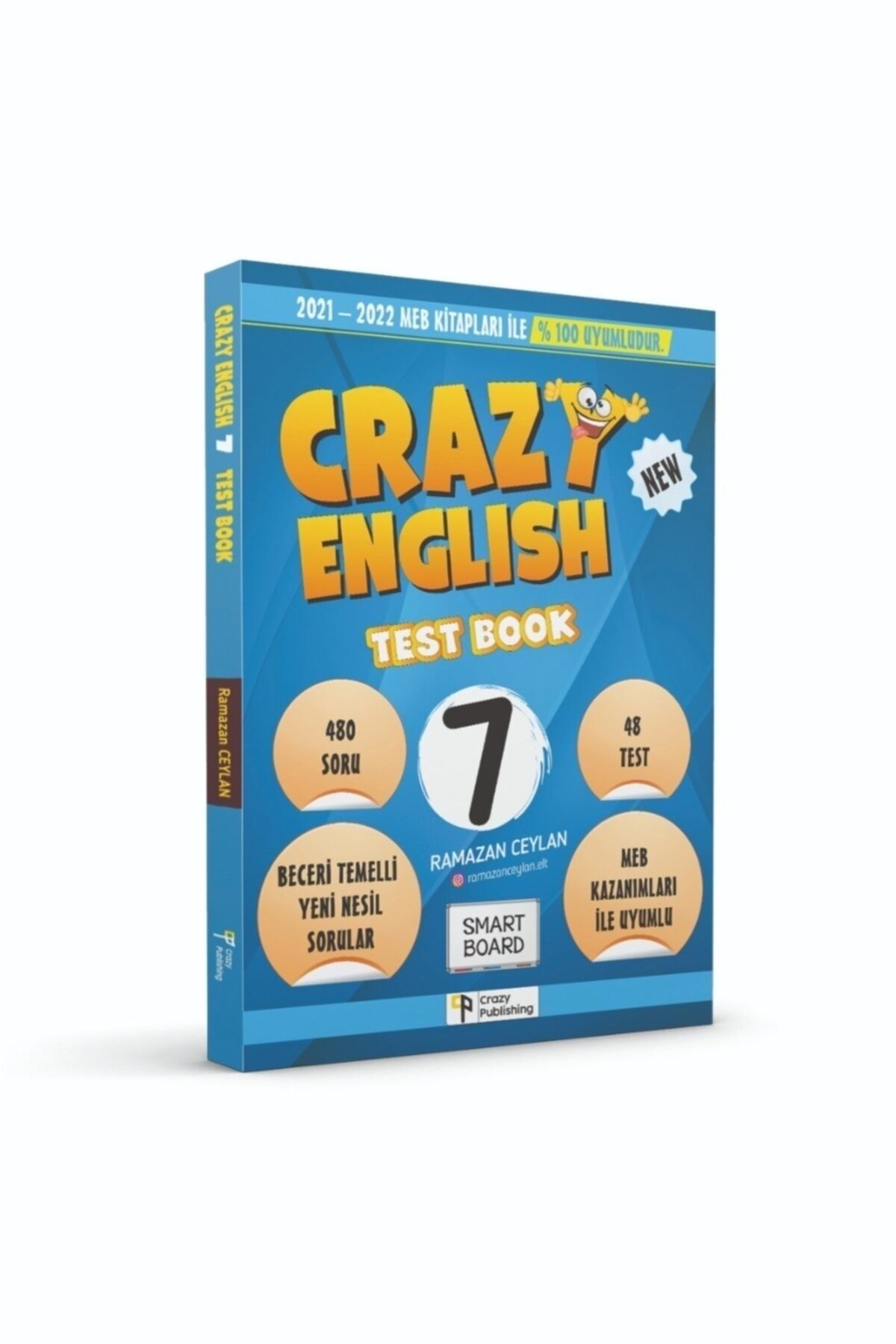 Crazy Publishing Yayınları 7, Sınıf Crazy English Test Book Ramazan Ceylan (yeni Basım 2021-2022)