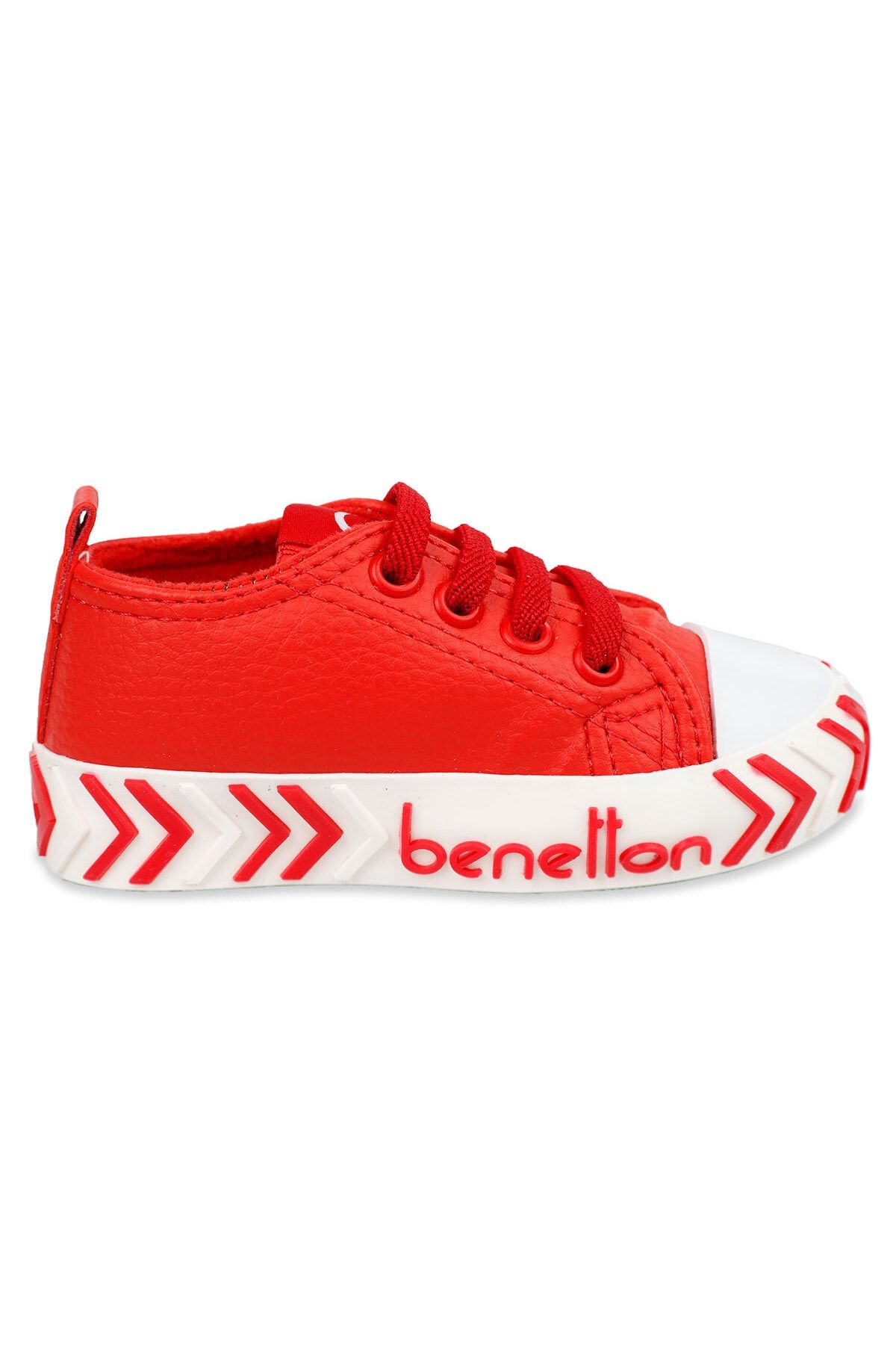 Benetton Kız Çocuk Spor Ayakkabı 22-25 Numara Kırmızı