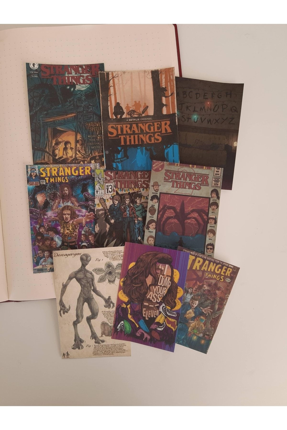 washitapetr Stranger Things Scrapbook Kağıt Seti