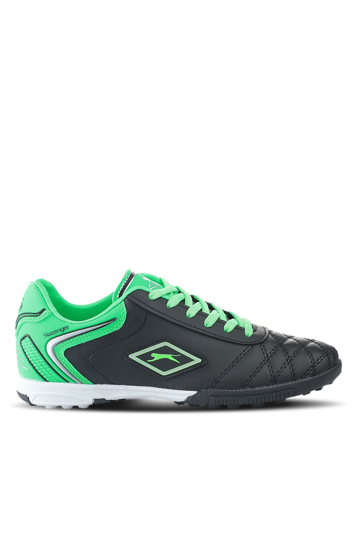 Slazenger Hugo Halısaha Futbol Erkek Krampon Ayakkabı Siyah / Yeşil