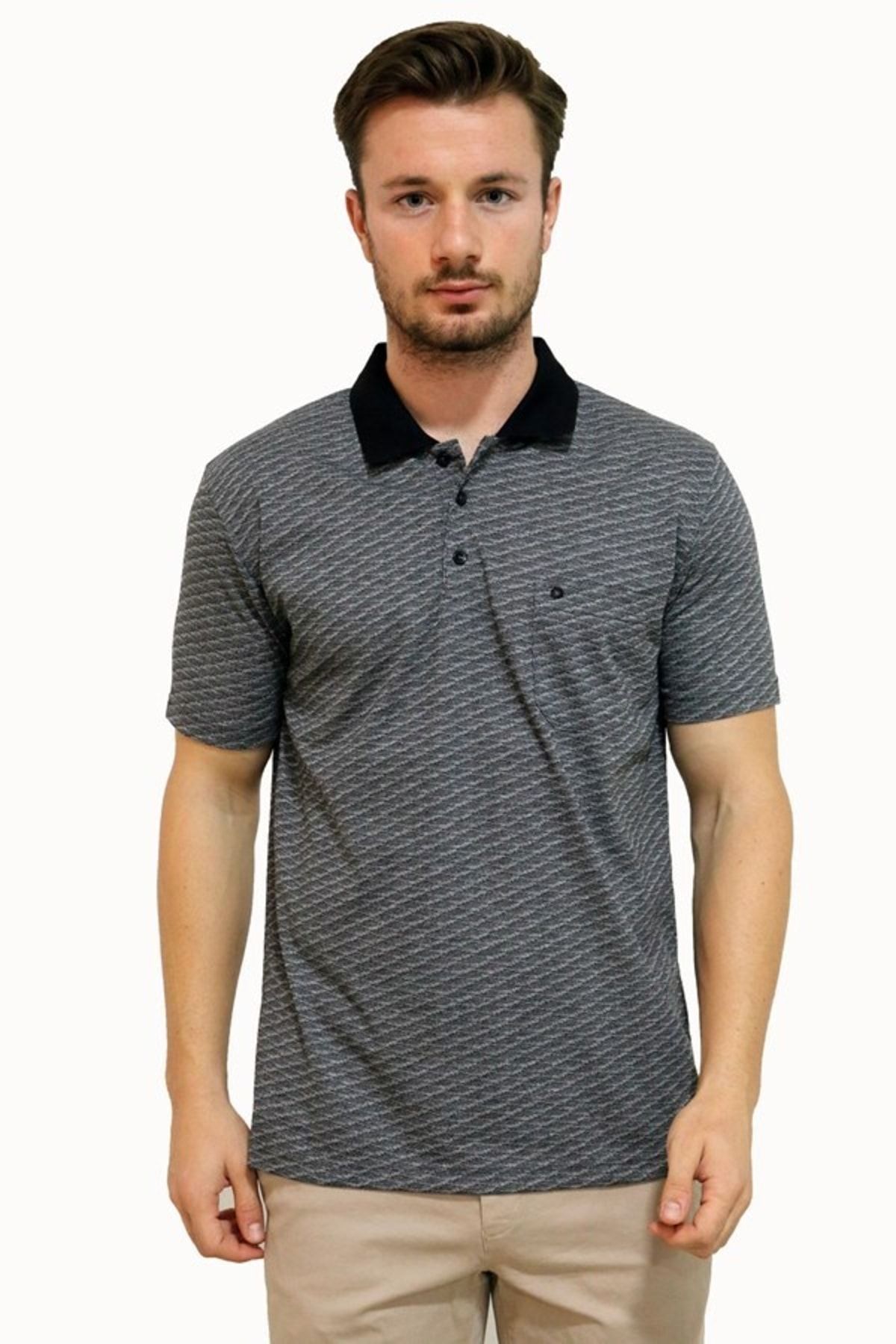 Diandor Erkek T-shirt Siyah-gri/black-grey 2217014