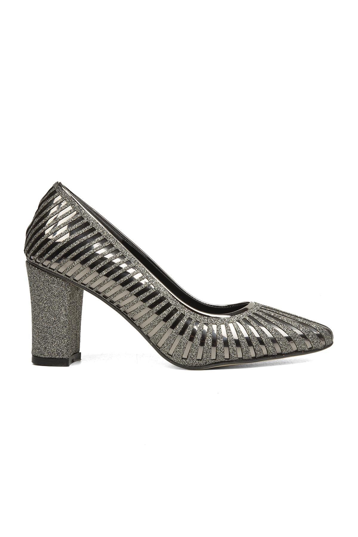 Pierre Cardin ® | Pc-52037-3478 Platin - Kadın Topuklu Ayakkabı