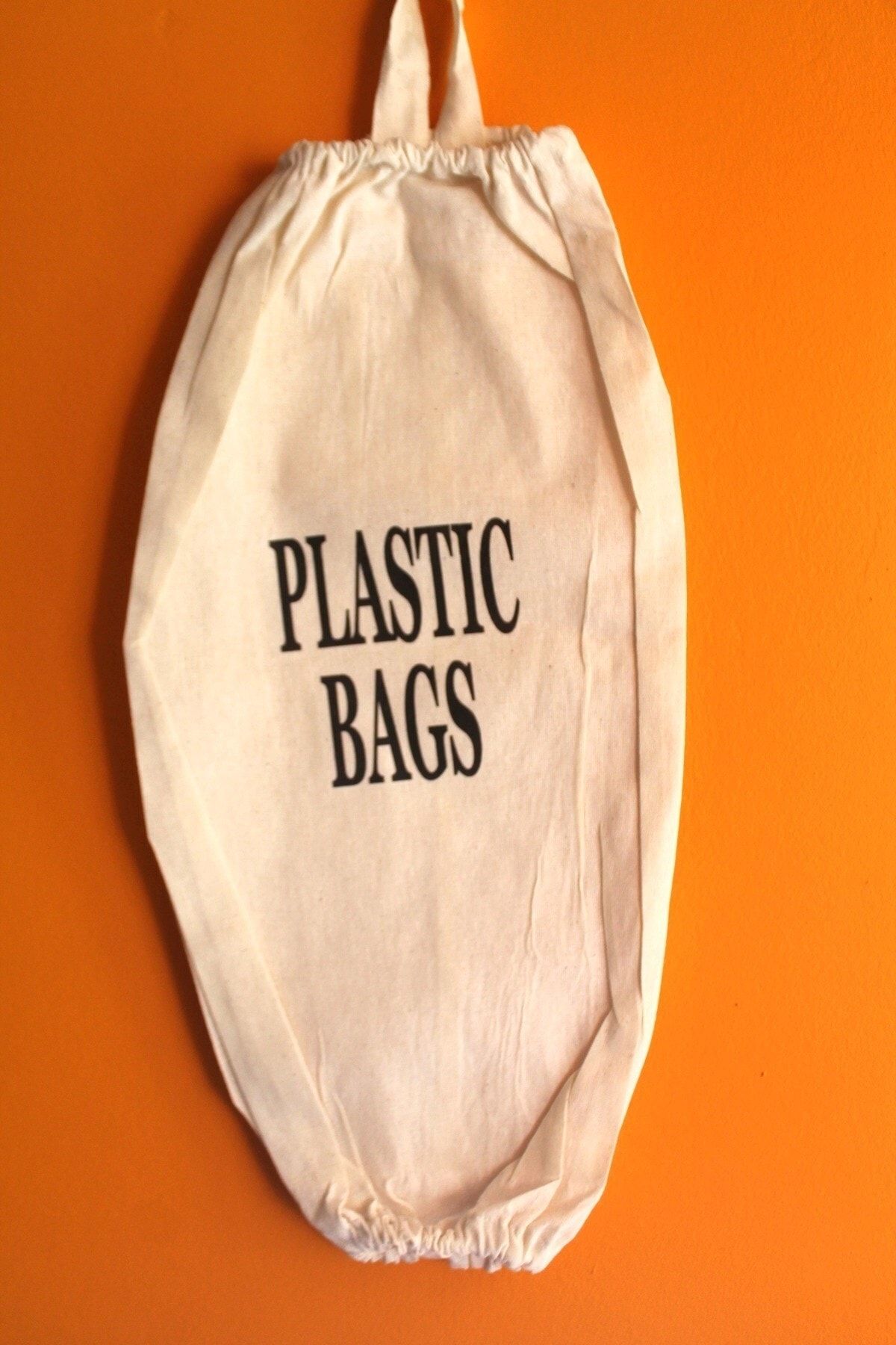  Emtory Home Çift Lastikli Naturel Keten Plastic Bags Baskılı Poşetlik