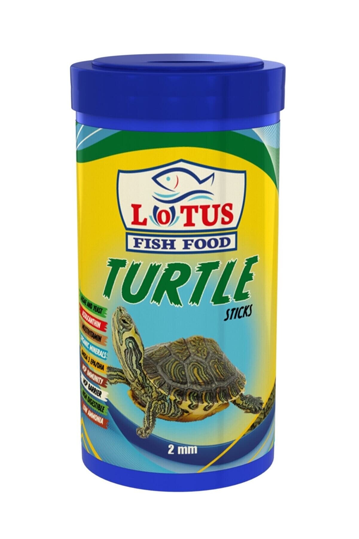 Lotus Turtle Sticks 1000 ml Vitamin ve Kalsiyumlu Kaplumbağa ve Sürüngen Yemi