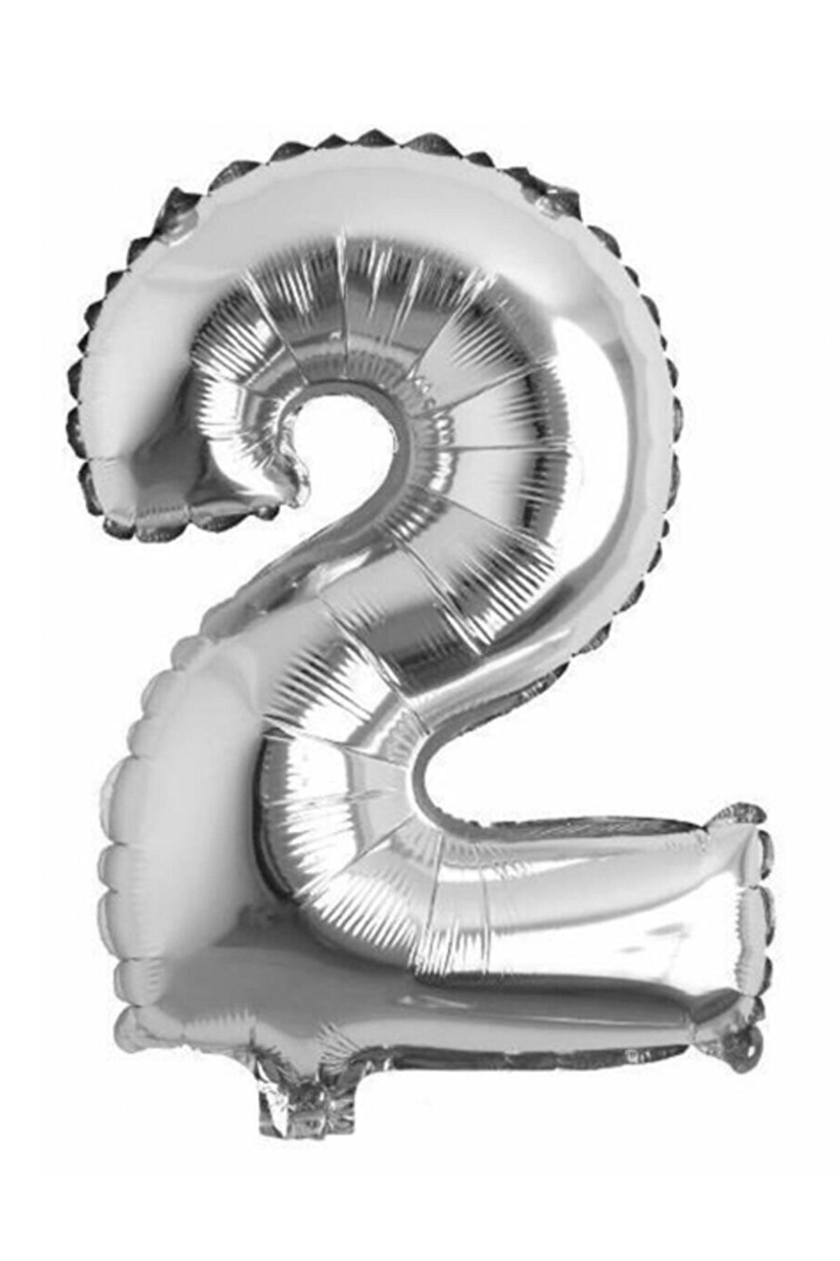 Znl Home 2 Yaş Folyo Balon 100 Cm Doğum Günü Parti Kutlama Rakamı