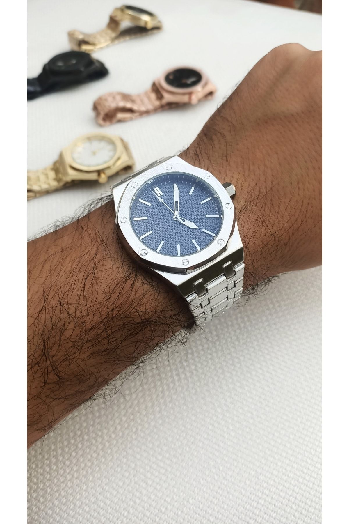 pullmarkt Çelik Analog Kol Saati