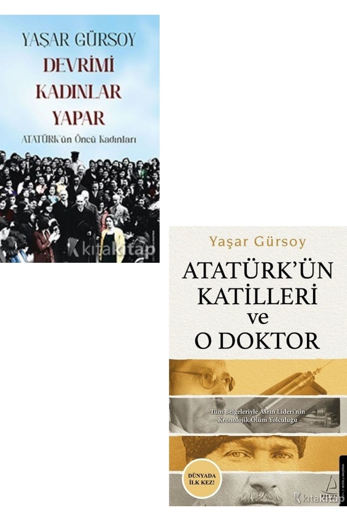 Destek Yayınları Devrimi Kadınlar Yapar - Atatürk’ün Katilleri Ve O Doktor - Yaşar Gürsoy 2 Kitap Set