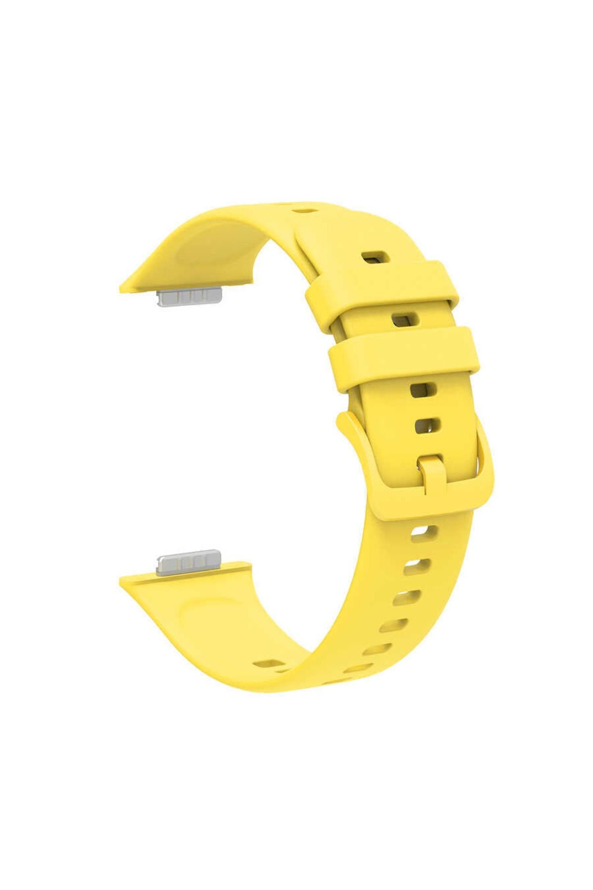 HTstore Huawei Watch Fit 2 Krd-43 Silikon Kordon-sarı