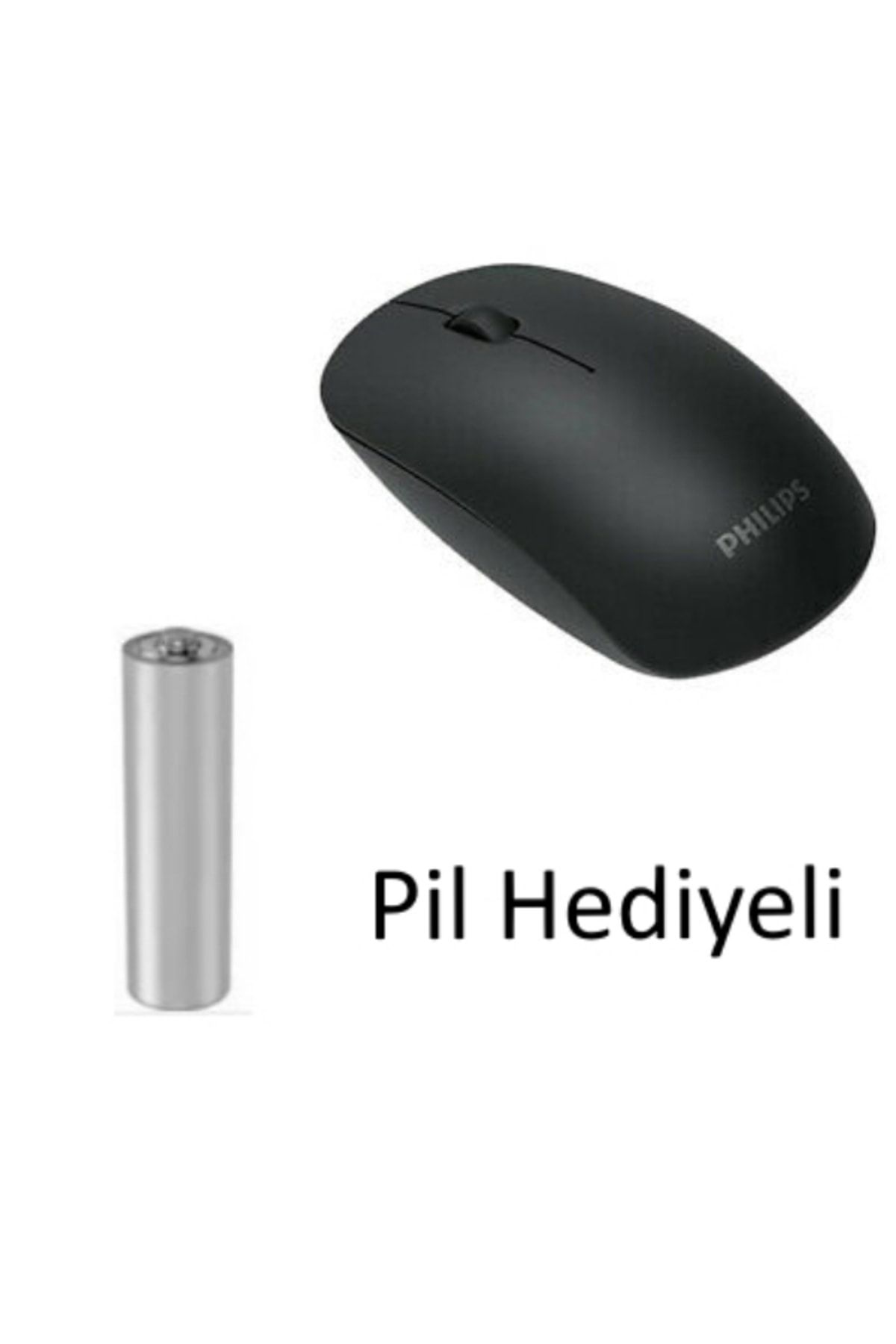 Philips Pil Hediyeli Kablosuz Mouse Spk7221 M221 2.4ghz 1600dpi