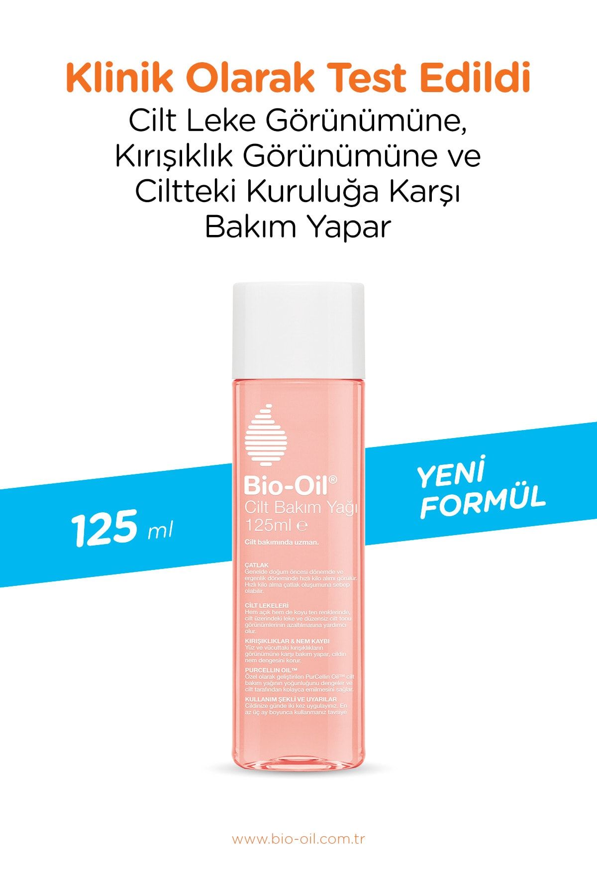 Bio Oil Çatlak Karşıtı & Nemlendirici Cilt Bakım Yağı 125 ml - Yeni Formül_0