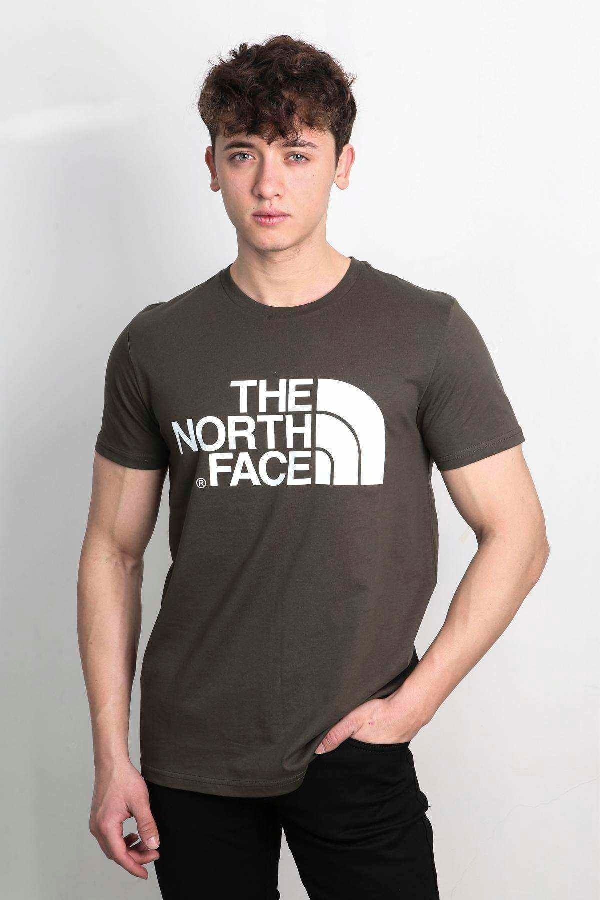 The North Face Erkek Haki Kısa Kollu Spor T-Shirt
