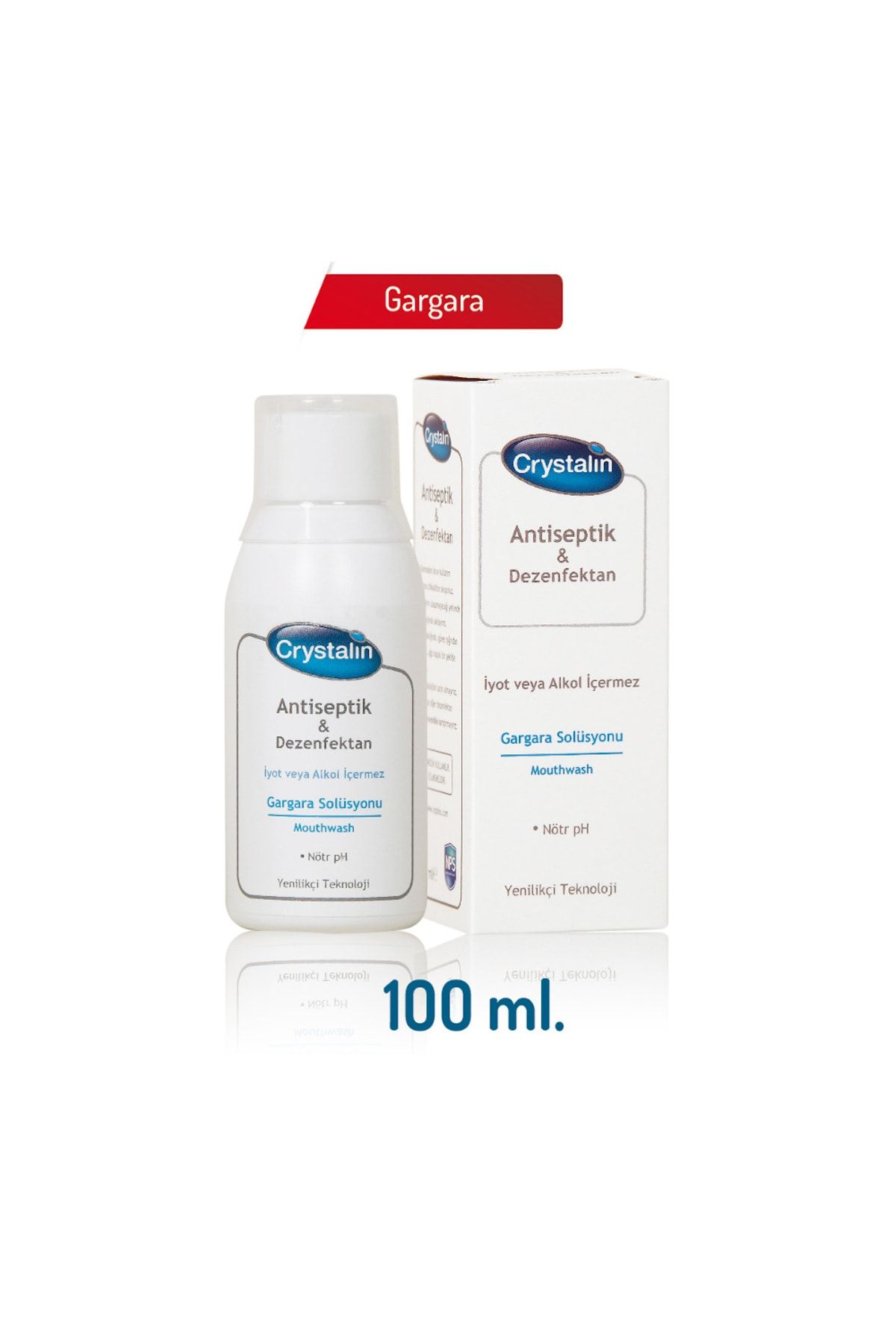Crystalin 100 ml Antiseptik Gargara