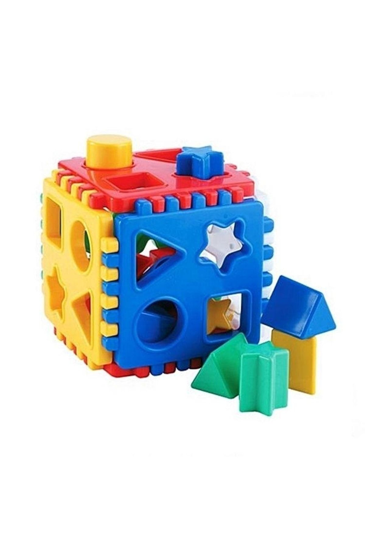 DEDE Kaliteli* Bebekler Çocuklar Için Eğitici Bultak Küp Puzzle 22 Parça - Motor Becerileri Geliştirici