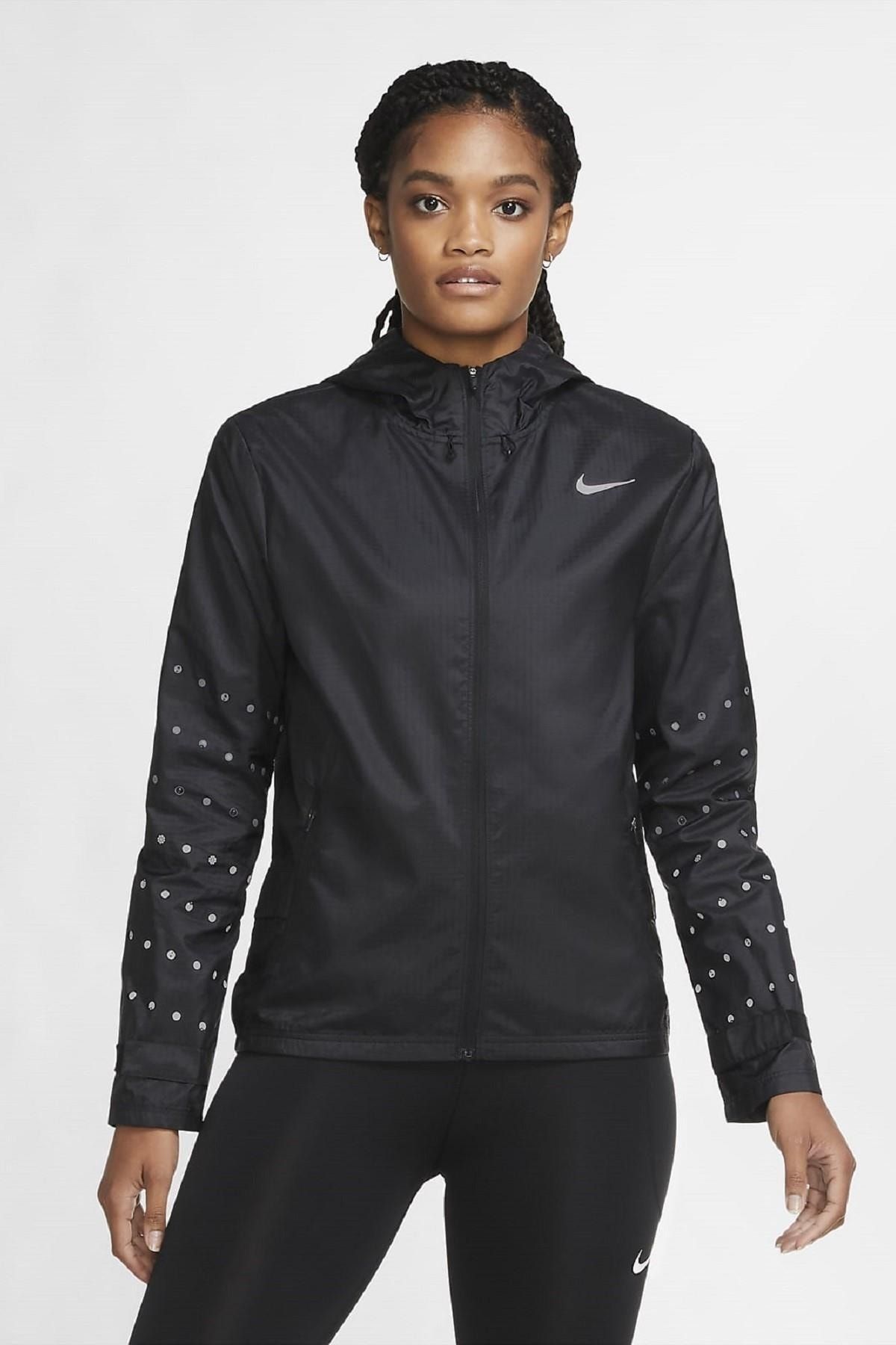 Nike Windrunner Running Full Zip Jacket Reflective Kapüşonlu Kadın Ceket