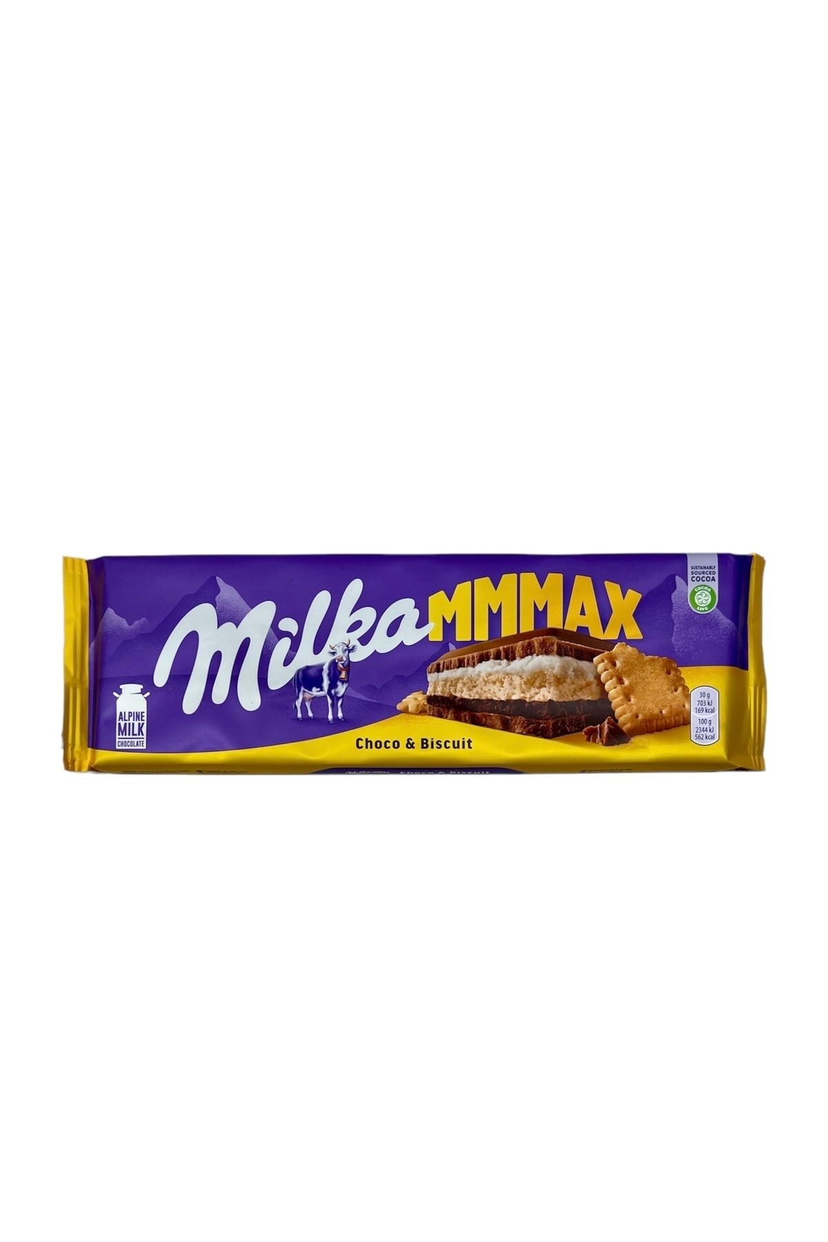 Milka Mmmax Choco & Biscuit Kakao Ve Bisküvi Çikolata 300 Gram