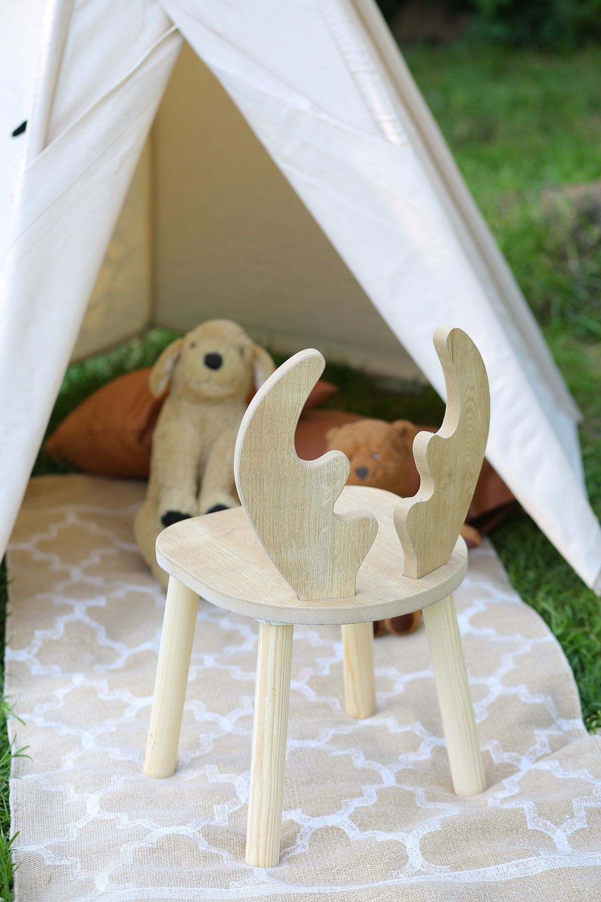 The Mimar The Deer Sandalye (geyik Çocuk Montessori Çalışma Sandalyesi)