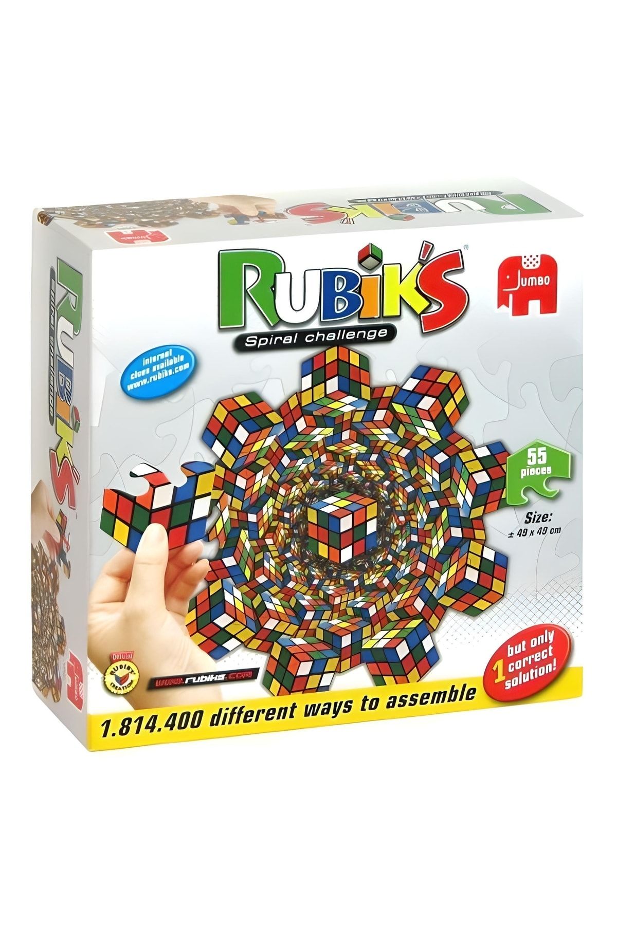 Jumbo Rubik'in Spiral Mücadelesi 55 Parça