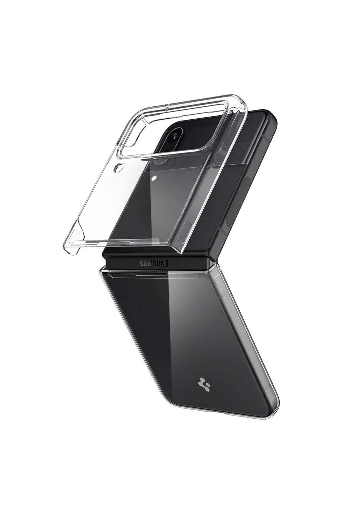 Spigen Galaxy Z Flip 4 Kılıf Air Skin Crystal Clear - ACS05112