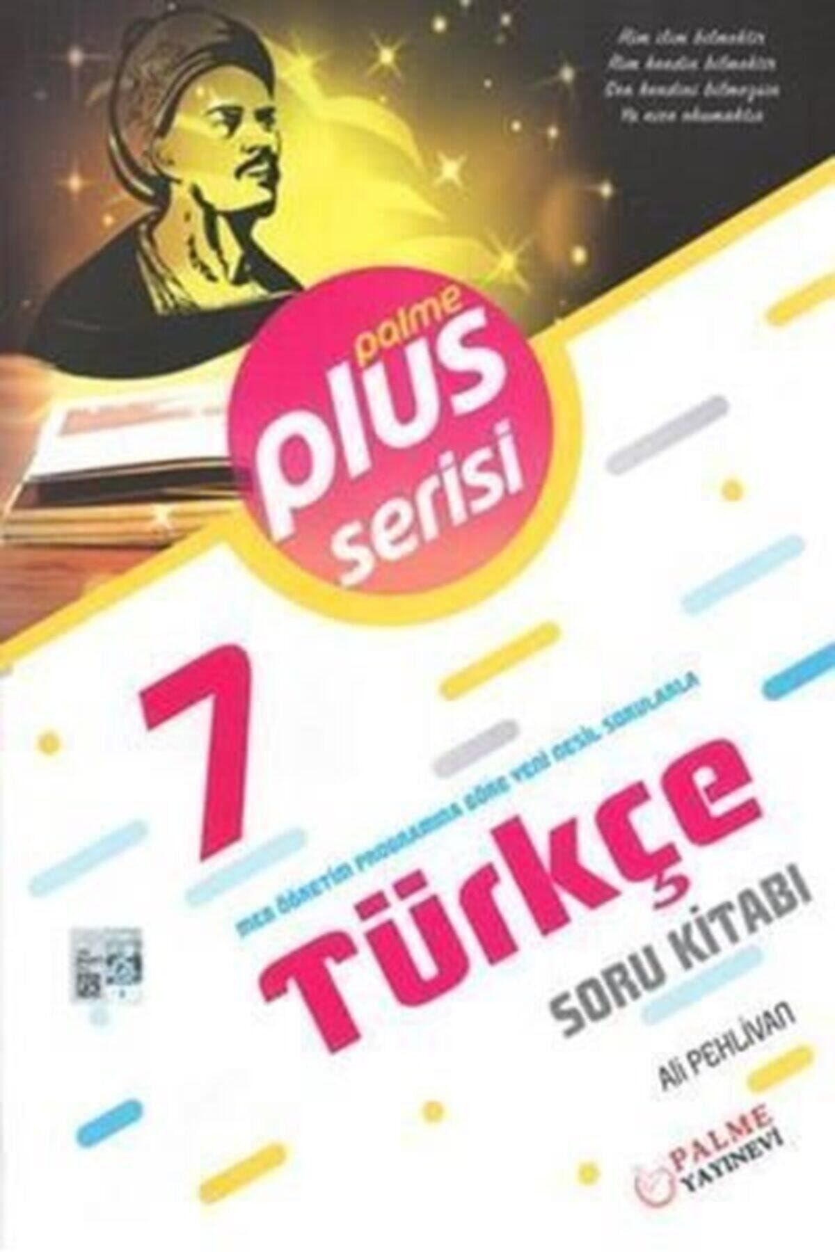 Palme Yayınevi 7. Sınıf Plus Serisi Türkçe Soru Kitabı