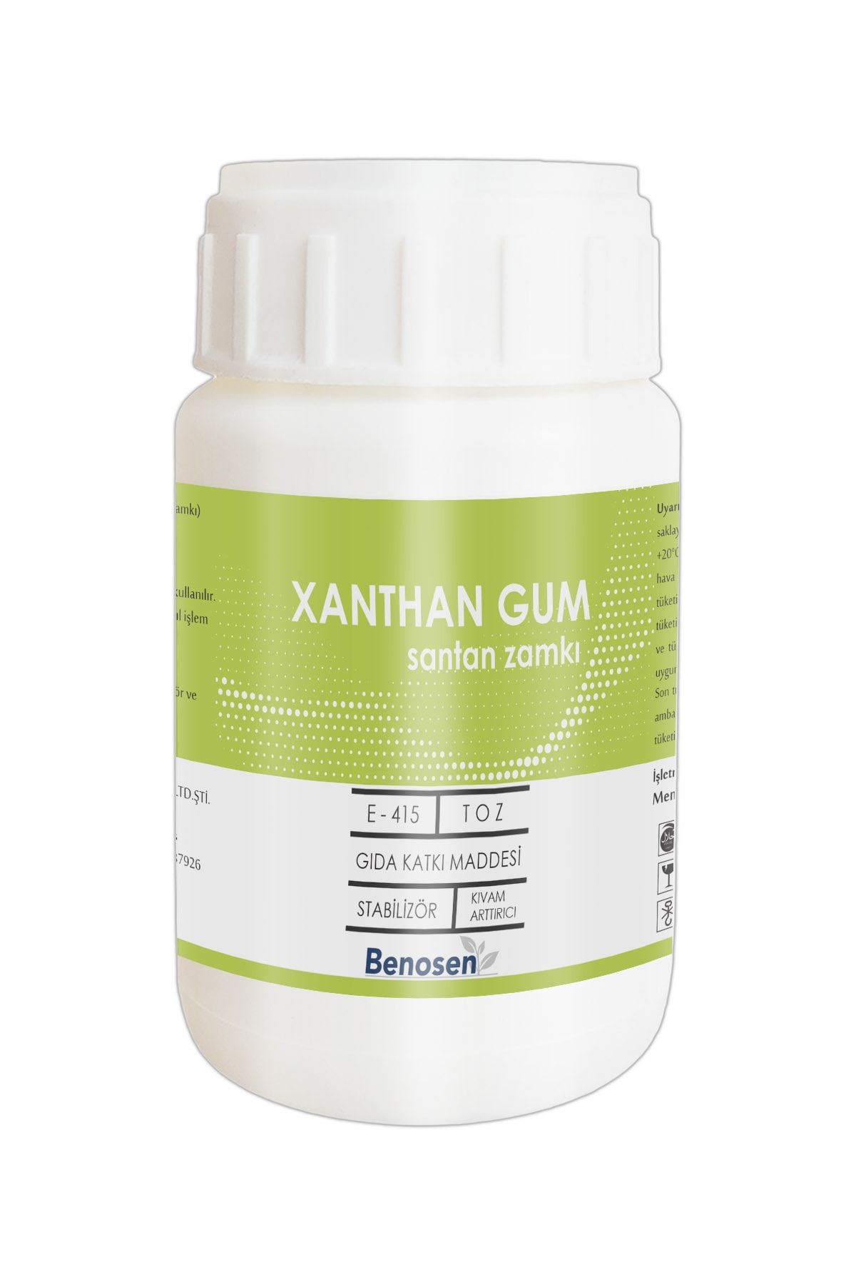 Benosen Xanthan Gum (E415) Santan Gam Ksantan Gum Kıvam Verici Katkı Keto Uyumlu. Net: 150 G