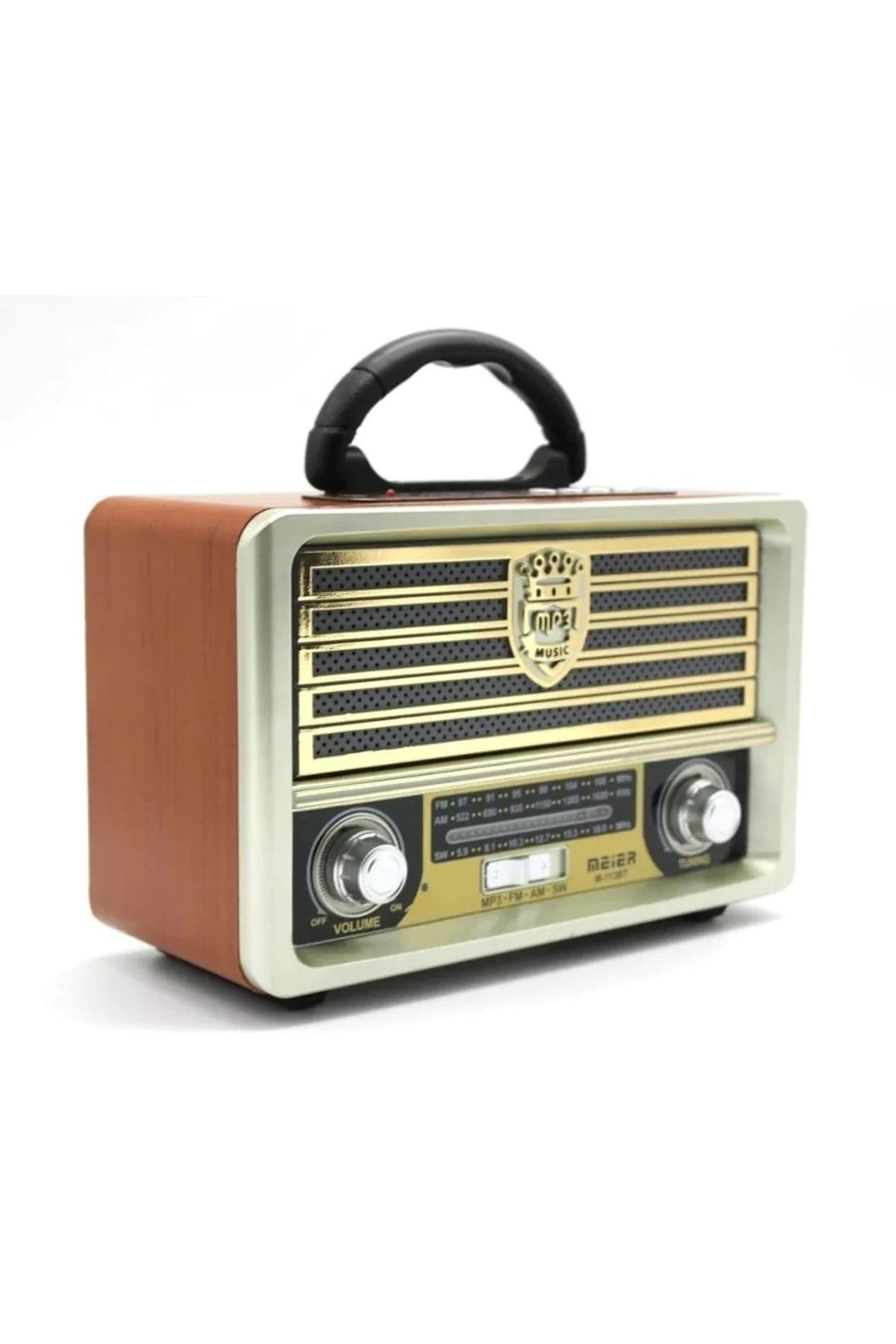 Tastech Meier M-113bt Açık Gold Renk Nostaljik Radyo