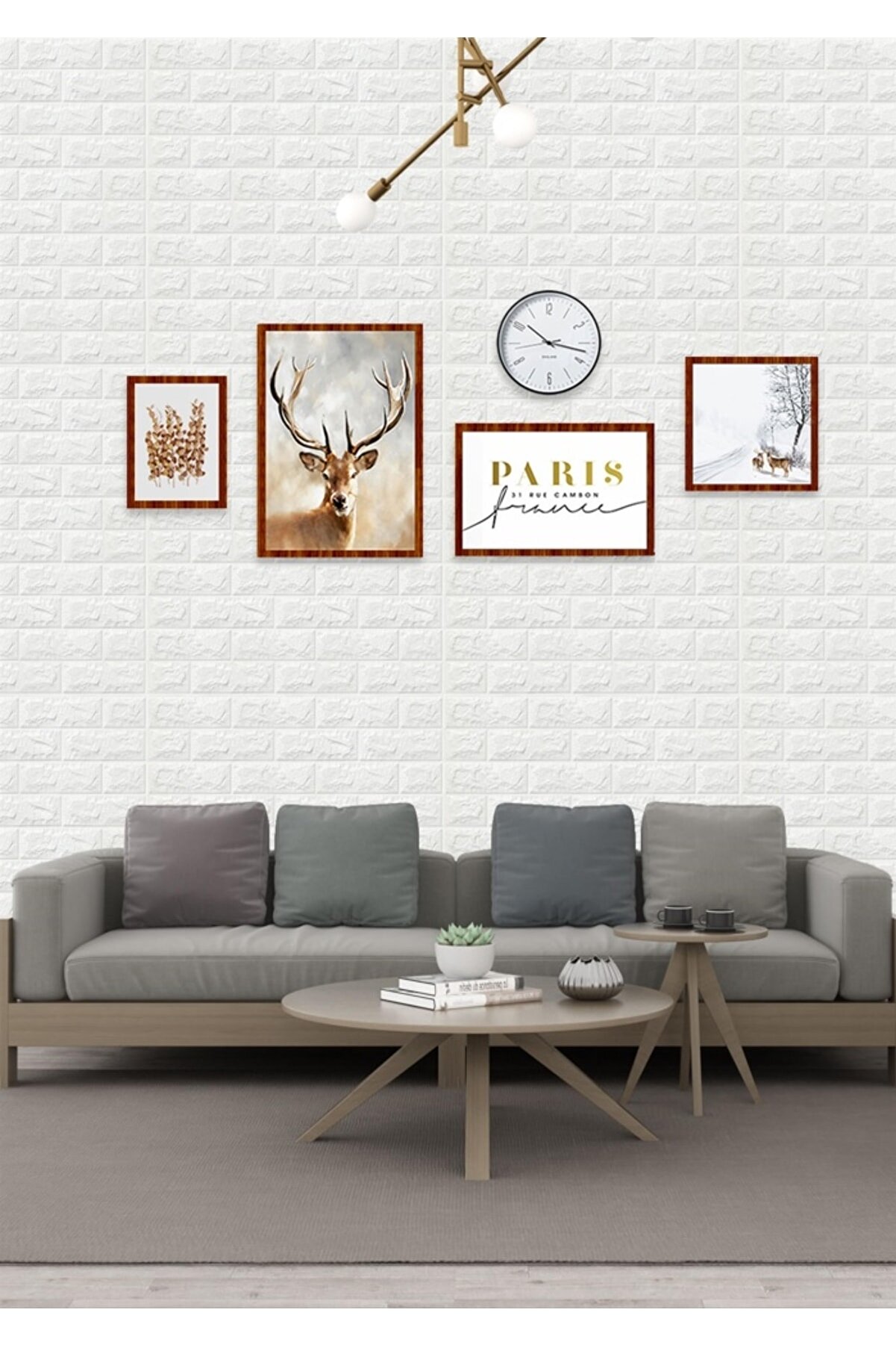 Renkli Duvarlar 70x15cm Kendinden Yapışkanlı Duvar Kağıdı Kaplama Renkli Duvarlar 70x15cm Kendinden Yapışkanlı Duvar Kağıdı Kaplama