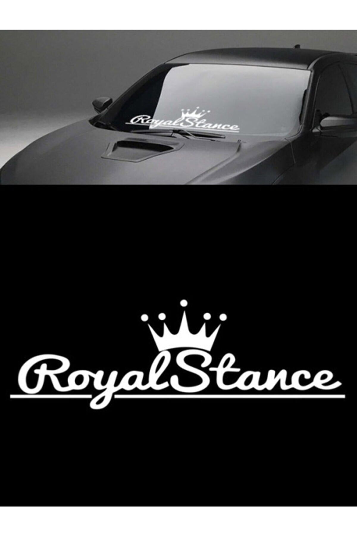 Bak Karıştır Royal Stance Sticker  60x18 Cm Beyaz Renk