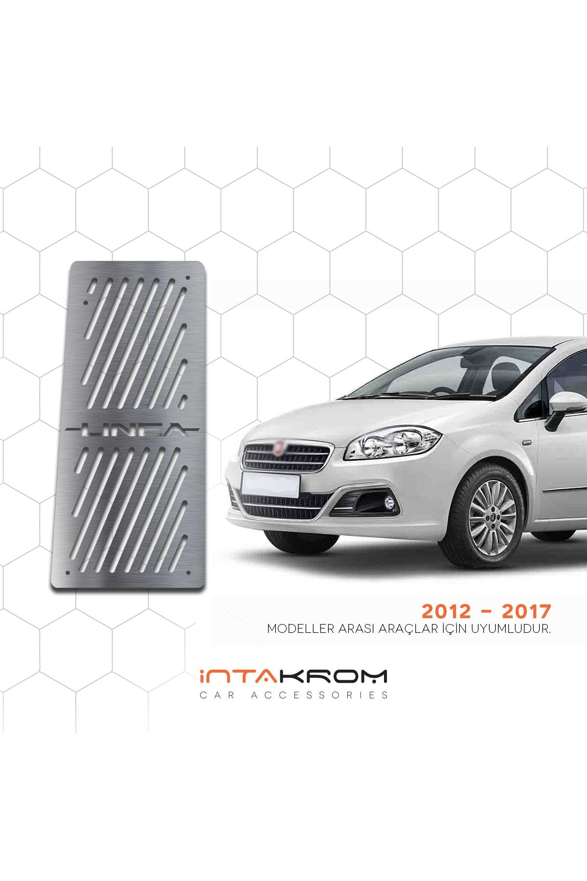 İntachrom Fiat Linea Krom Ayak Dinlendirme Pedalı 2012 - 2017