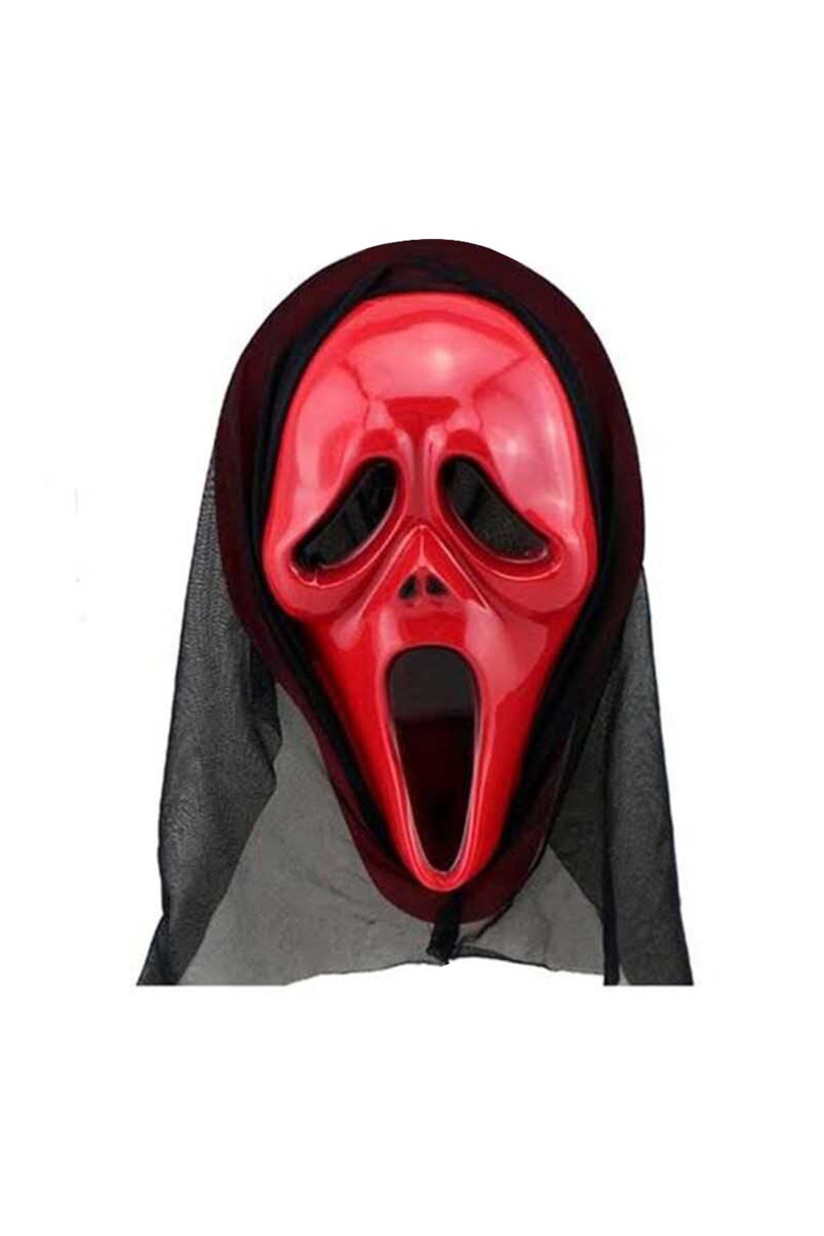 Big Party Halloween Maske Çığlık Model Kırmızı