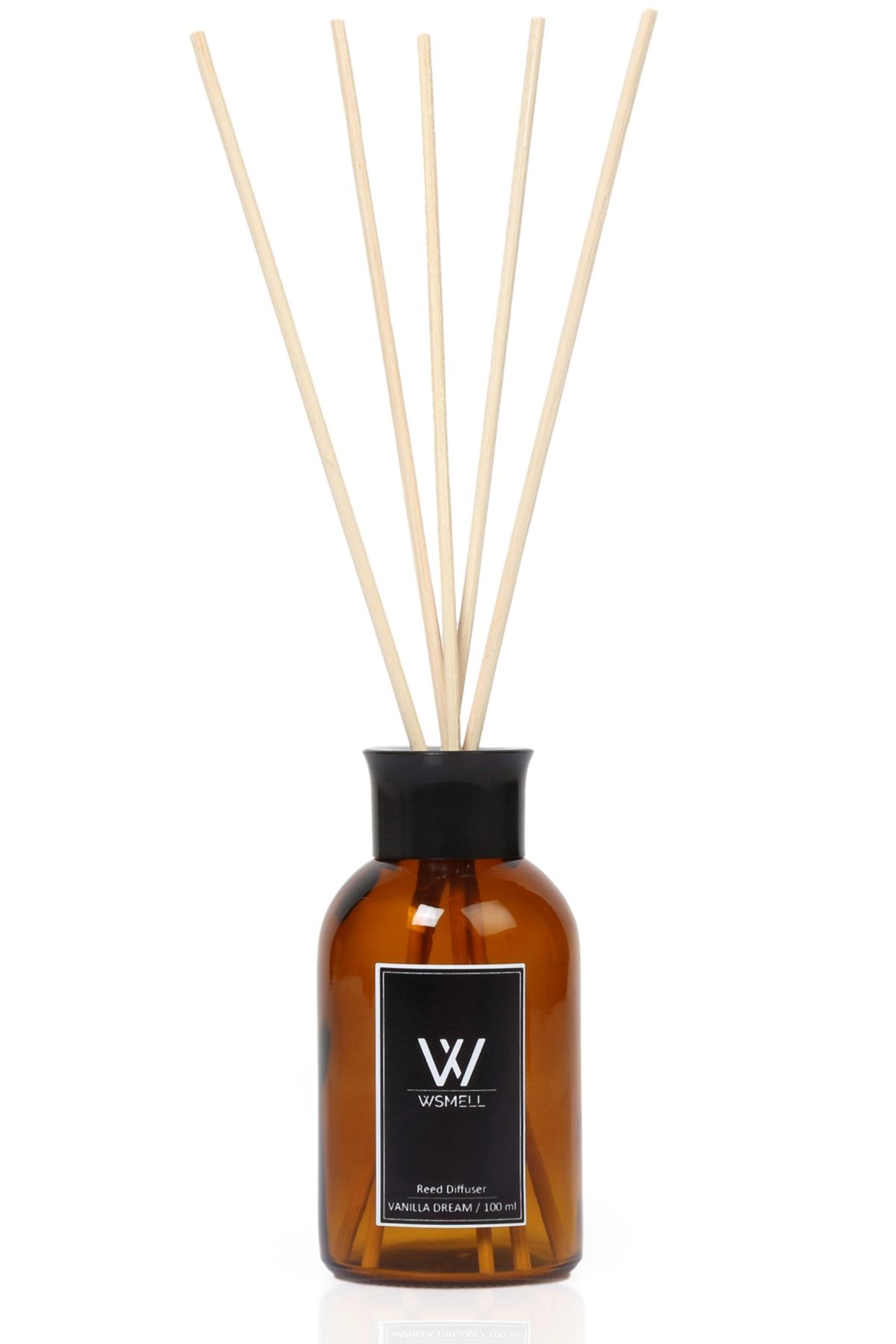 WSMELL Vanilla Dream - Tanıtıma Özel Fiyat - 100 ml Vanilya Dream Aromalı Bambu Çubuklu Oda Kokusu