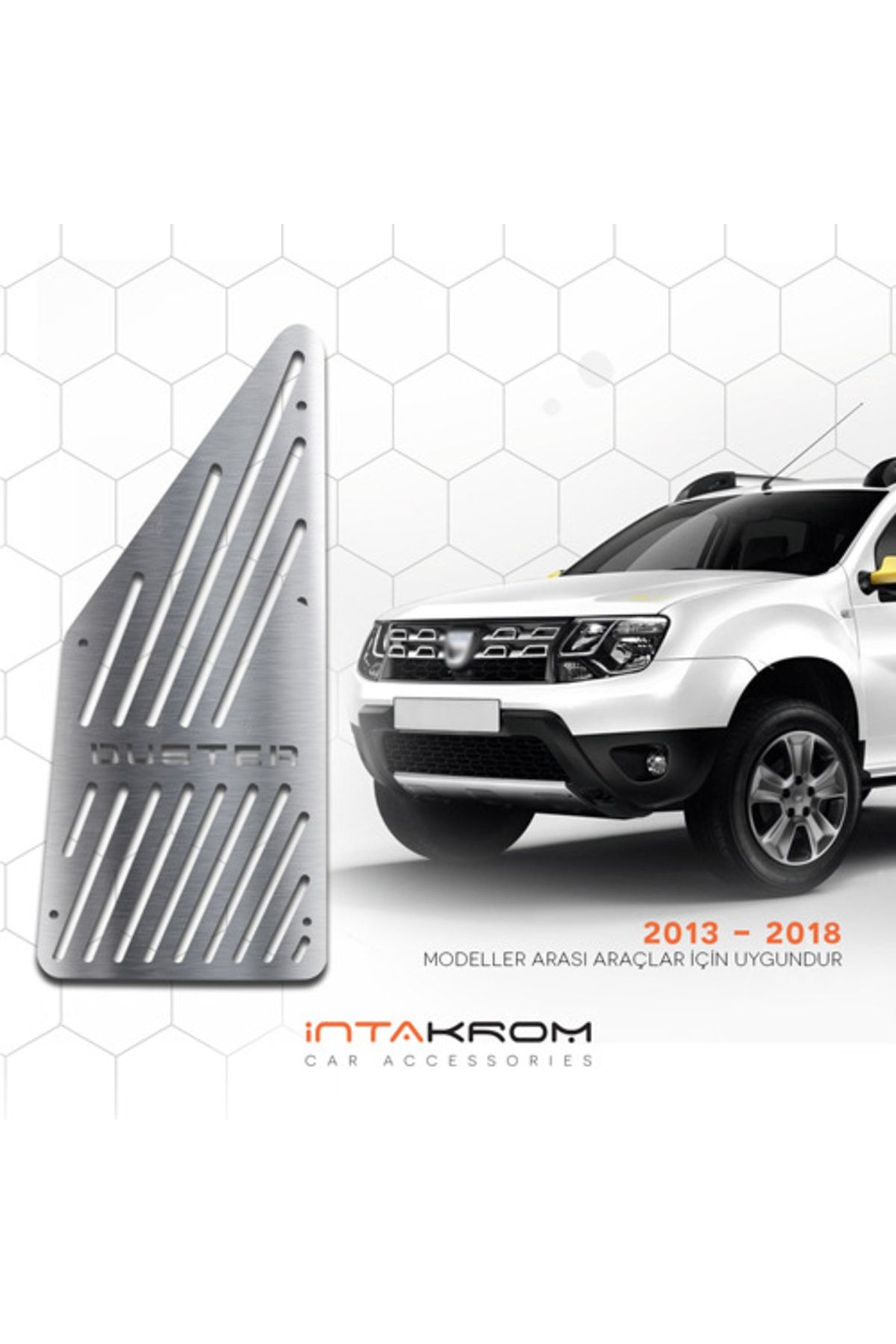 İntachrom Dacia Duster Krom Ayak Dinlendirme Pedalı - 2013 - 2019